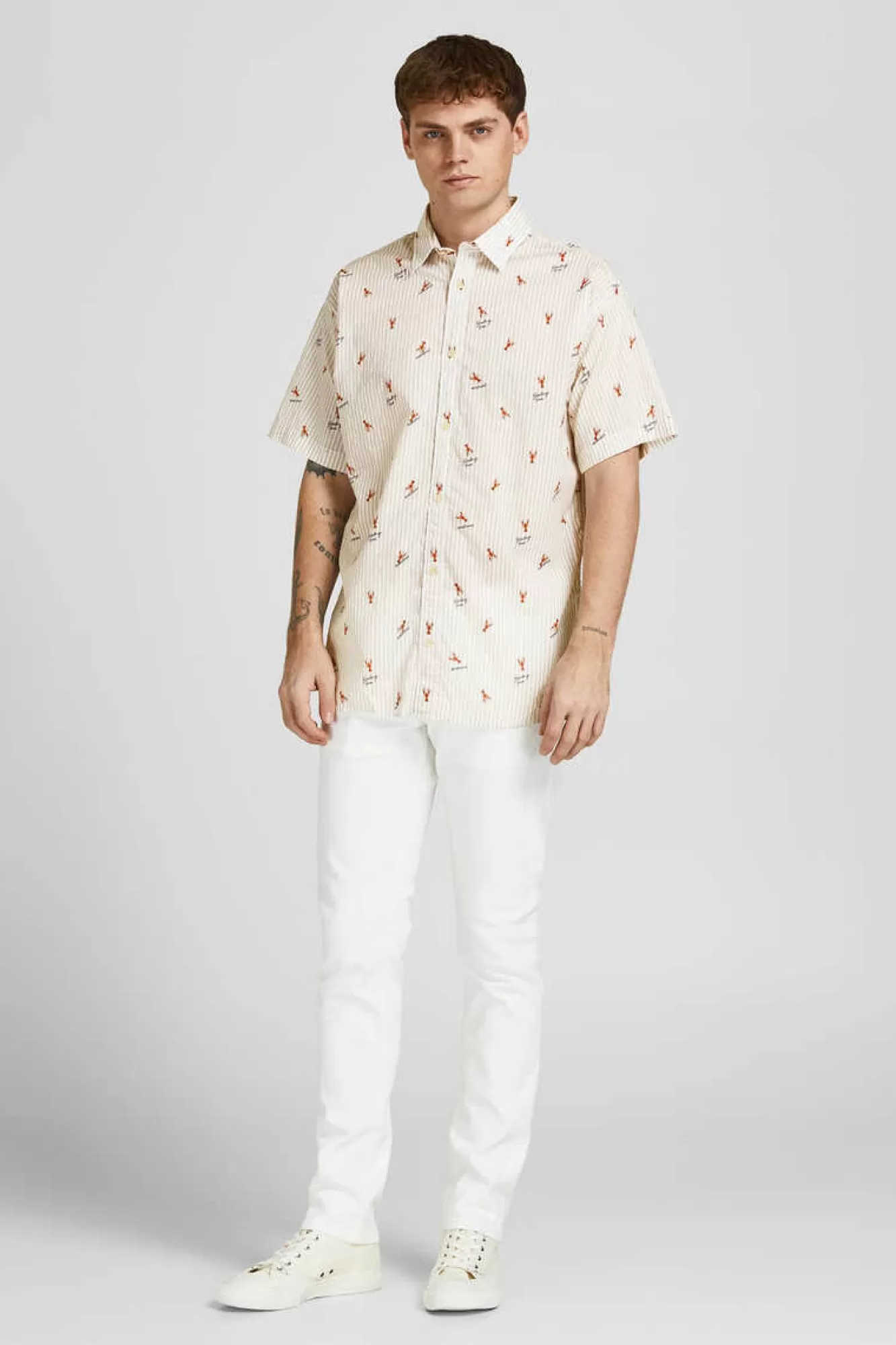 Jack & Jones Camisa Estampada Algodao