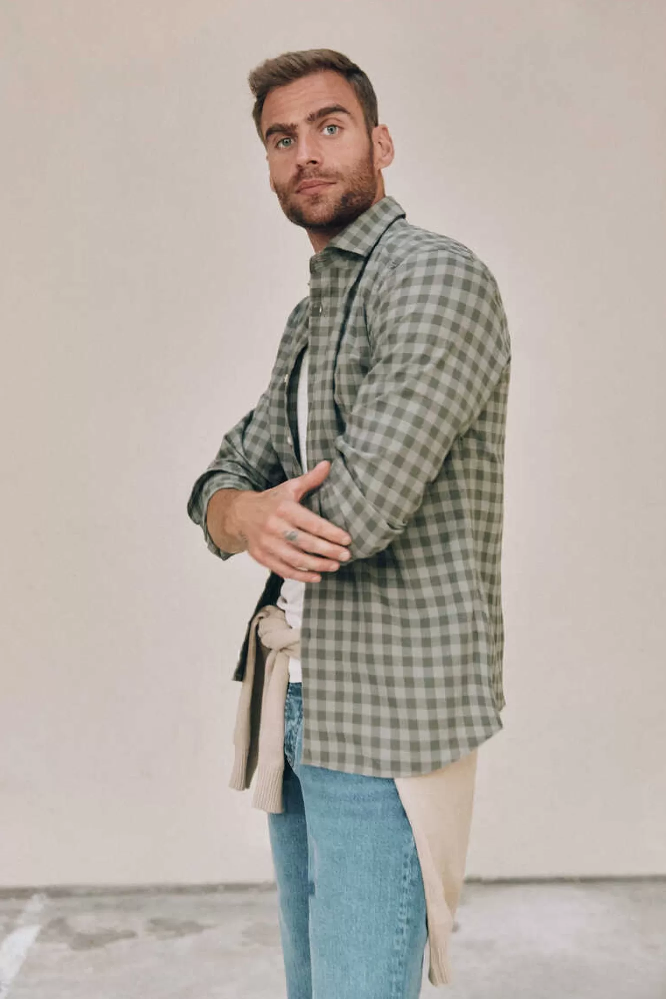 Ooto Camisa Gola Italiana Slim