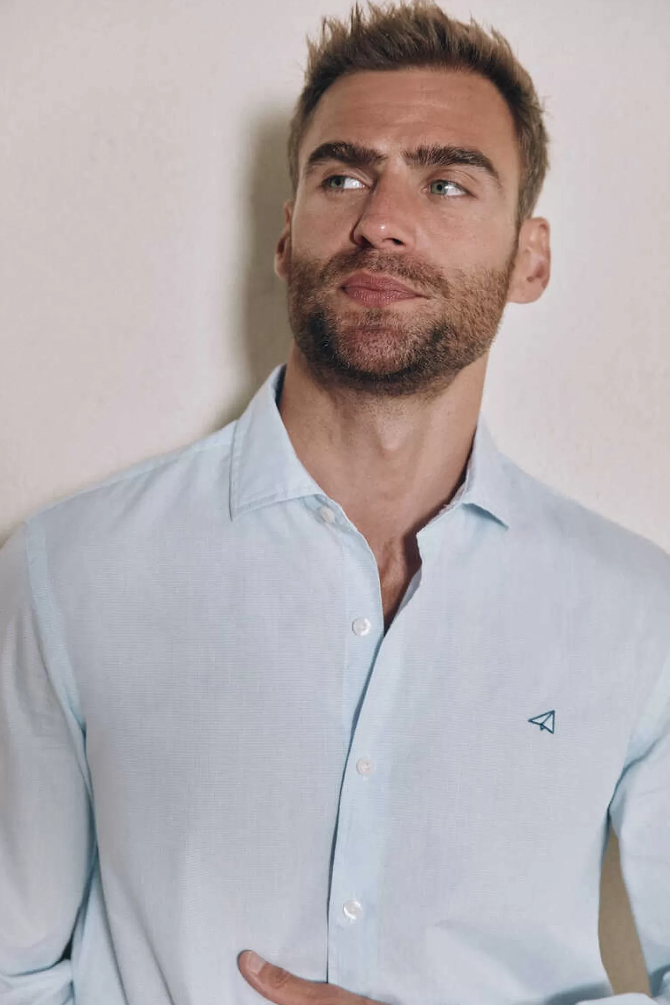 Ooto Camisa Gola Italiana Slim