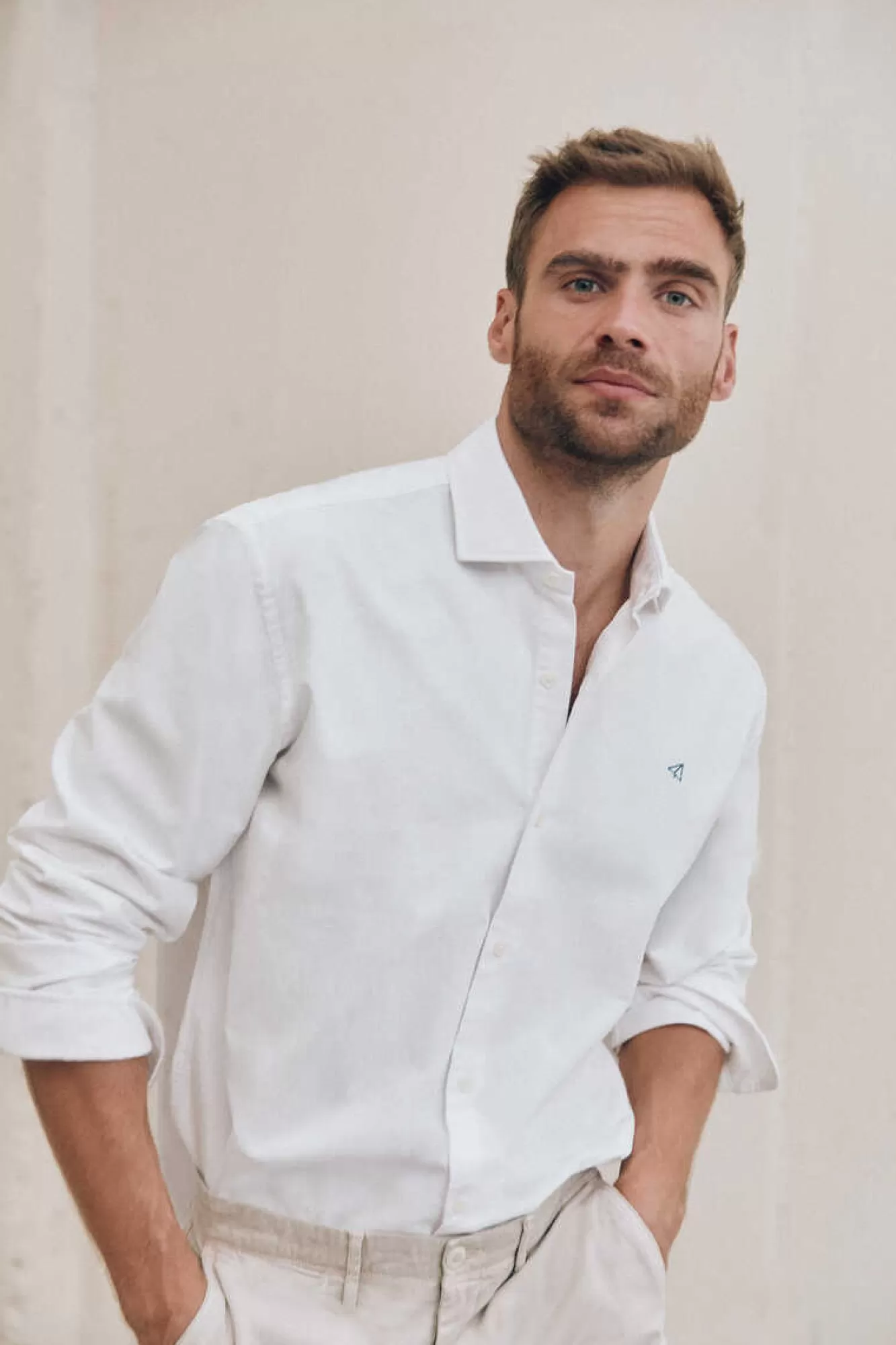 Ooto Camisa Gola Italiana Slim