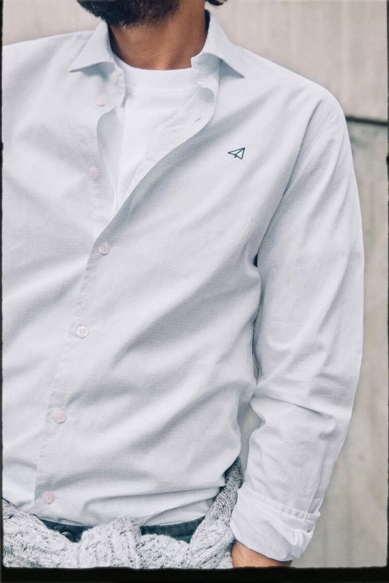 Ooto Camisa Gola Italiana Slim