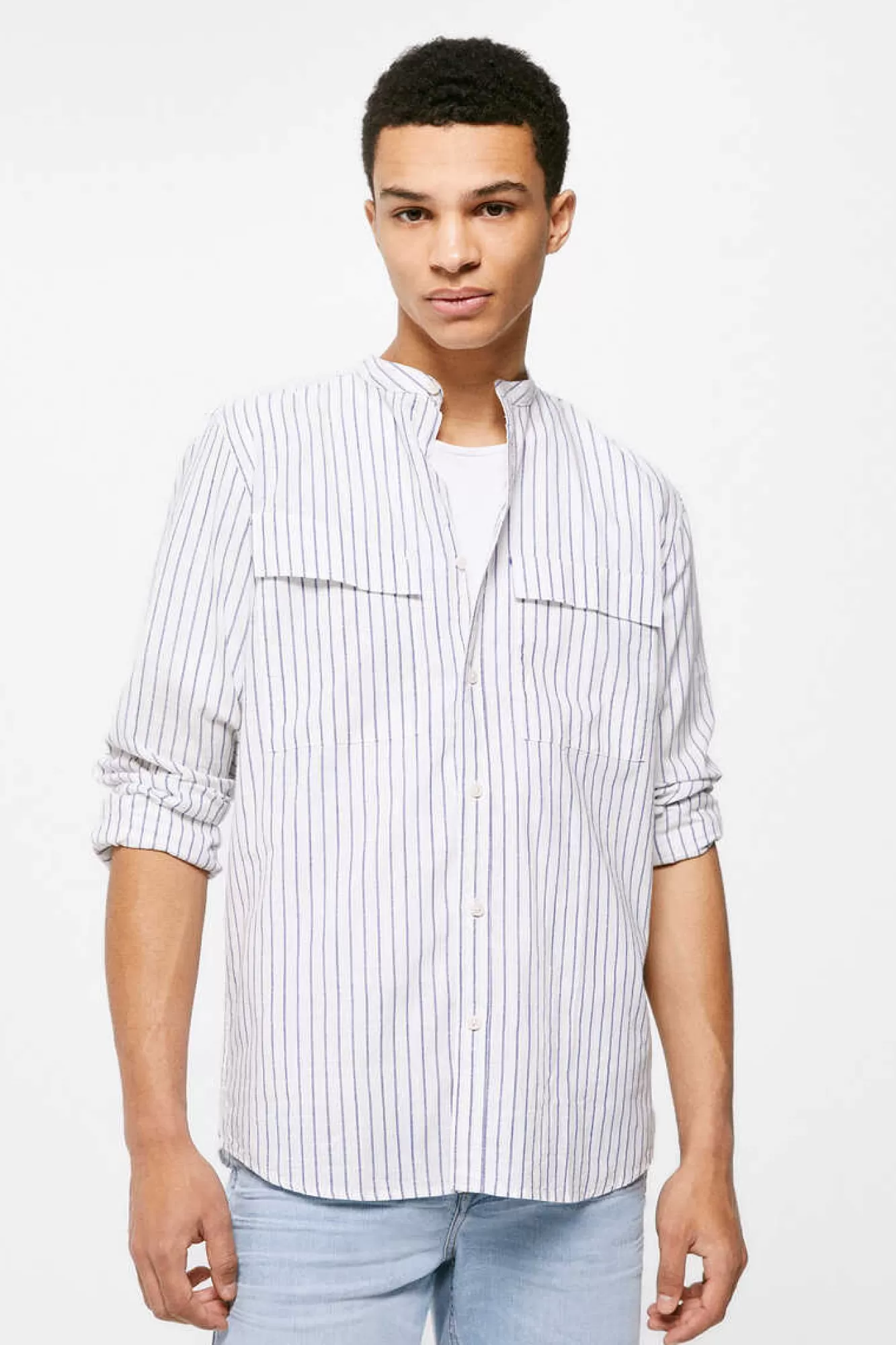 * Camisa Leve Riscas