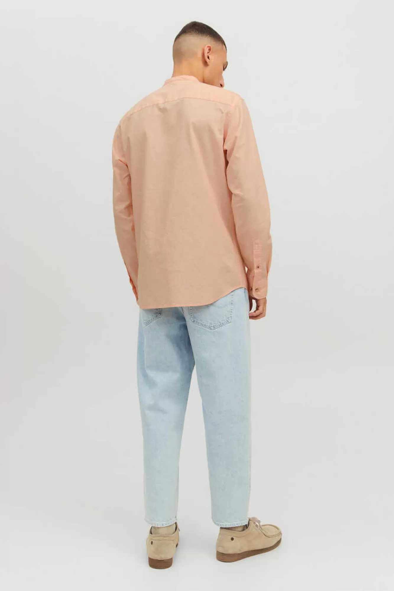 Jack & Jones Camisa Linho De Manga Comprida
