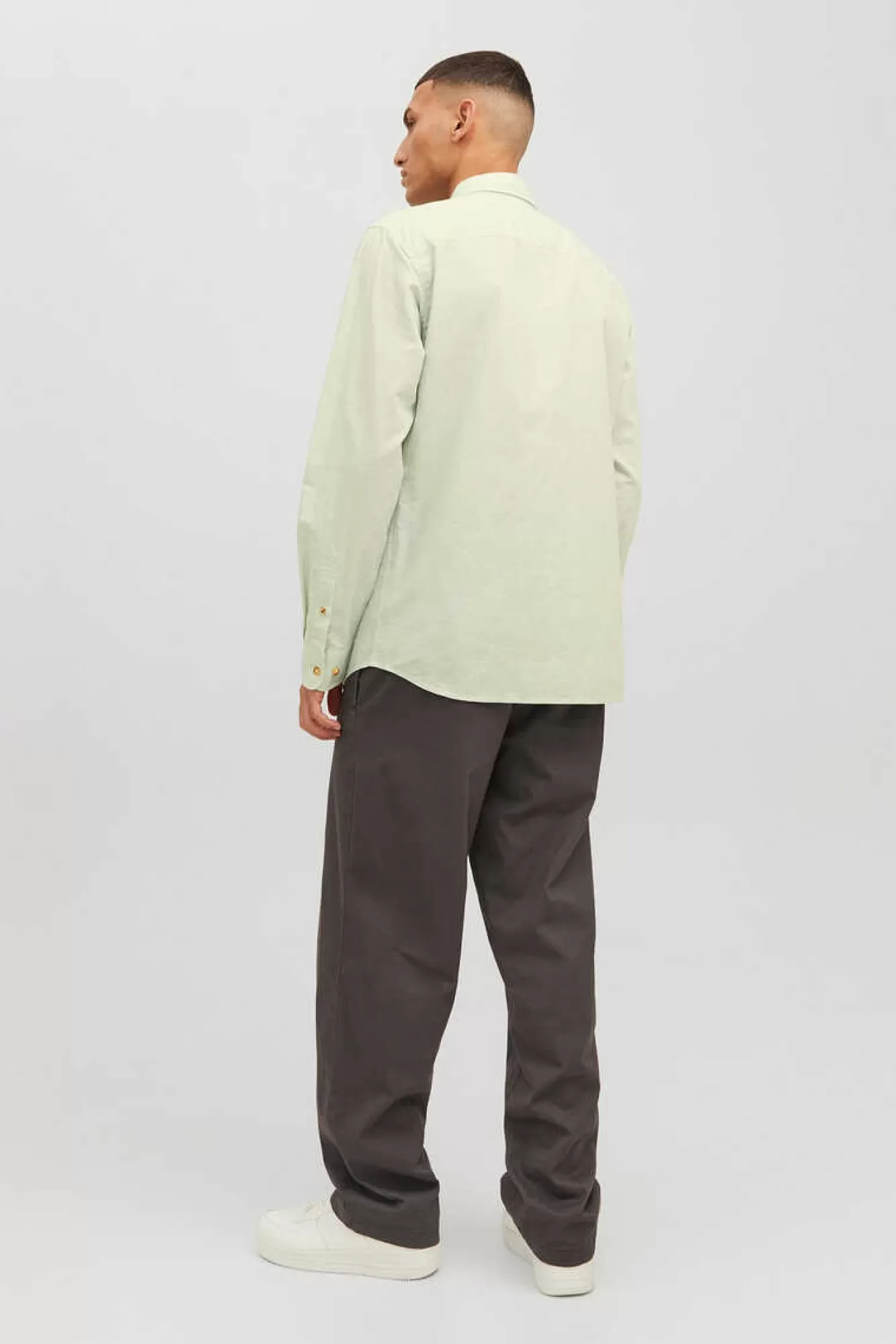 Jack & Jones Camisa Linho De Manga Comprida