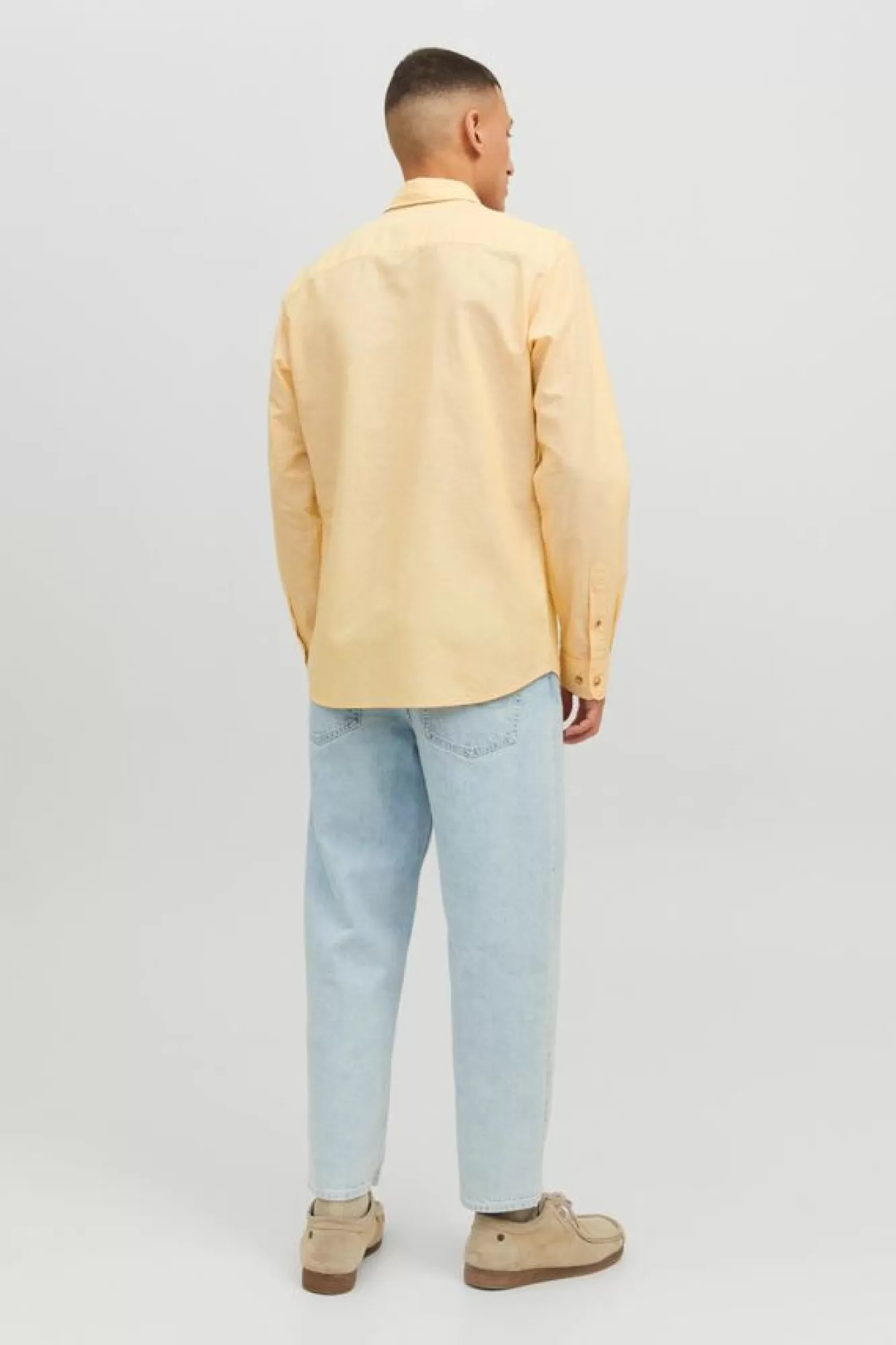 Jack & Jones Camisa Linho De Manga Comprida