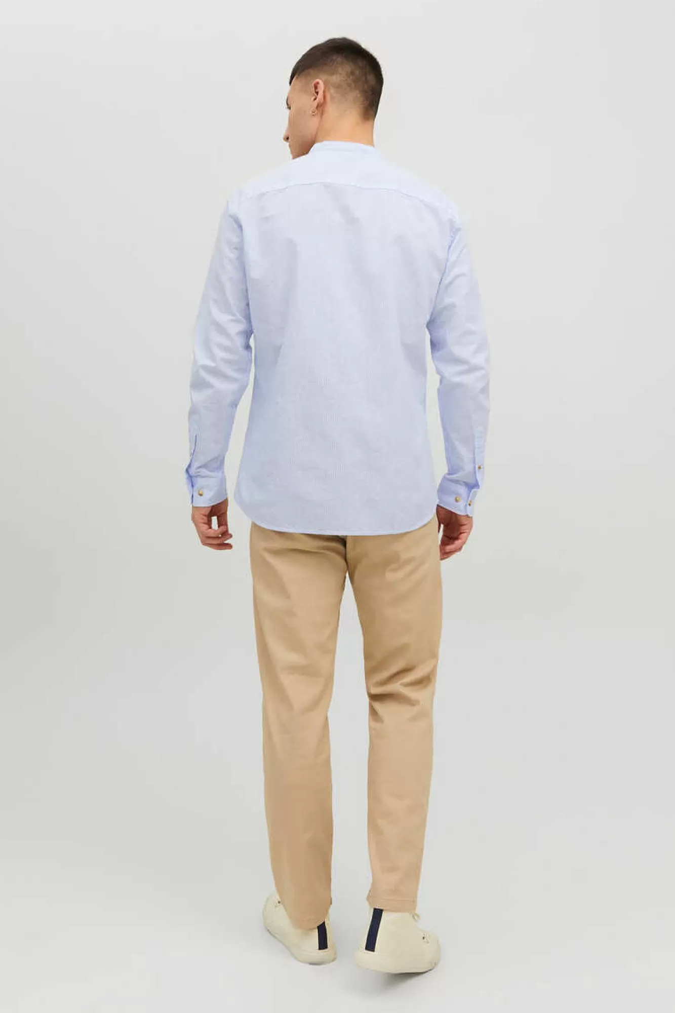 Jack & Jones Camisa Linho De Manga Comprida