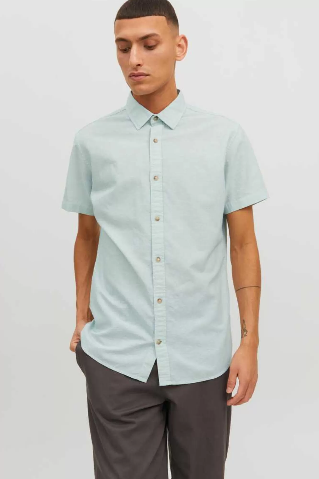 Jack & Jones Camisa Linho Fit Slim