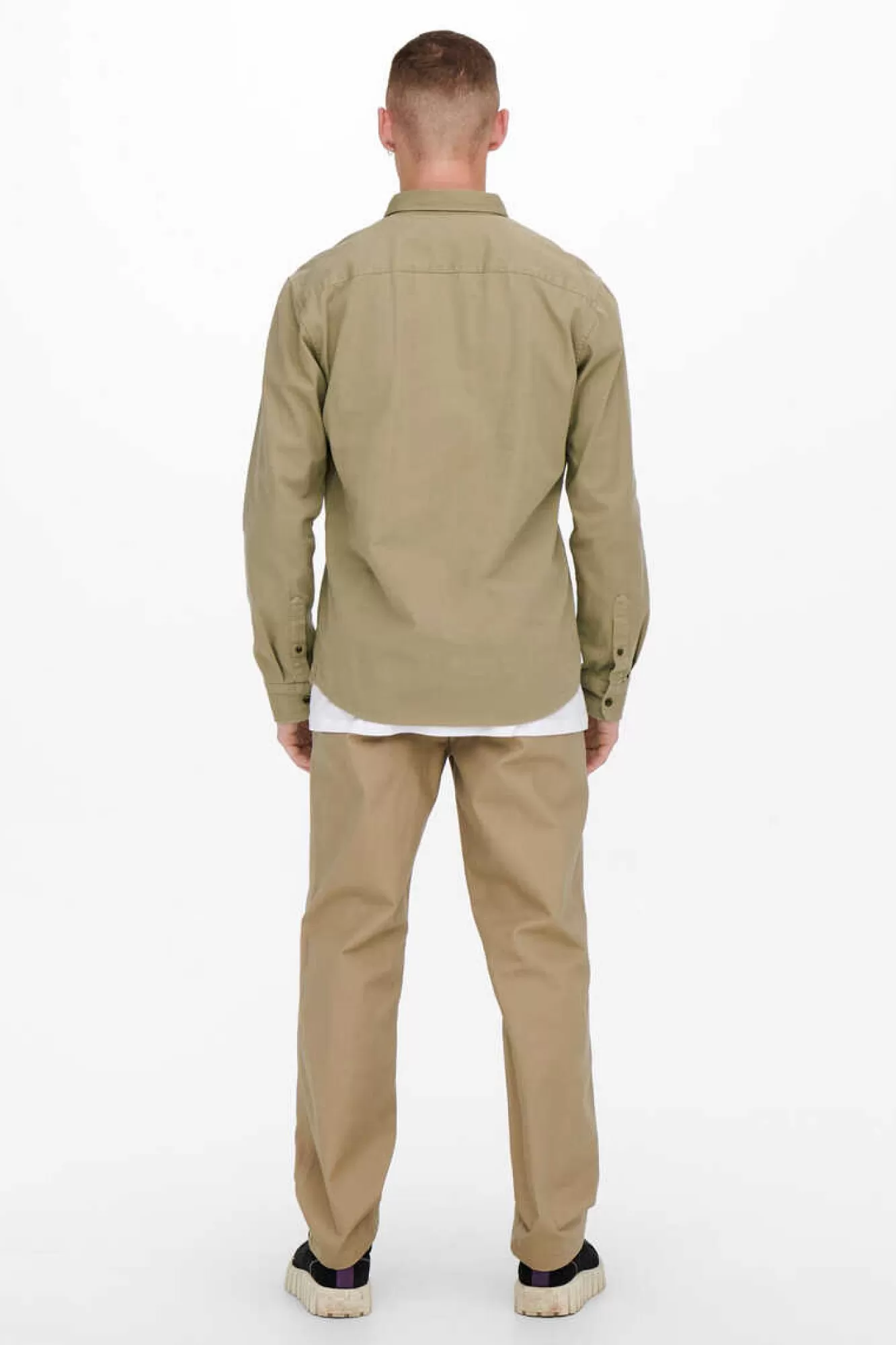 Only & Sons Camisa Lisa Bolso