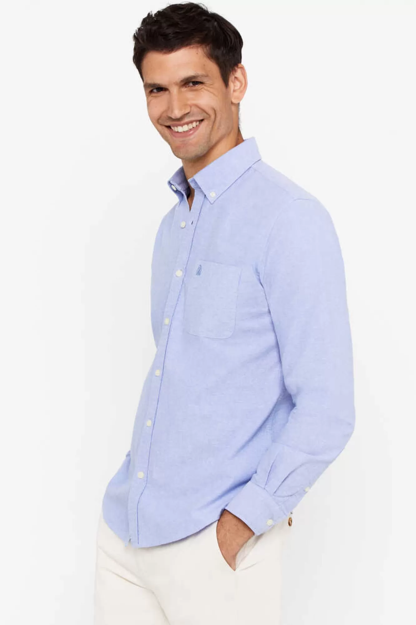 Cortefiel Camisa Oxford Liso