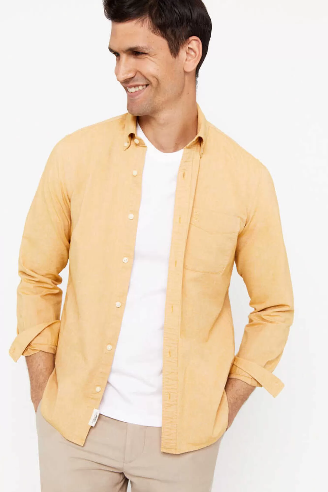 Cortefiel Camisa Oxford Liso