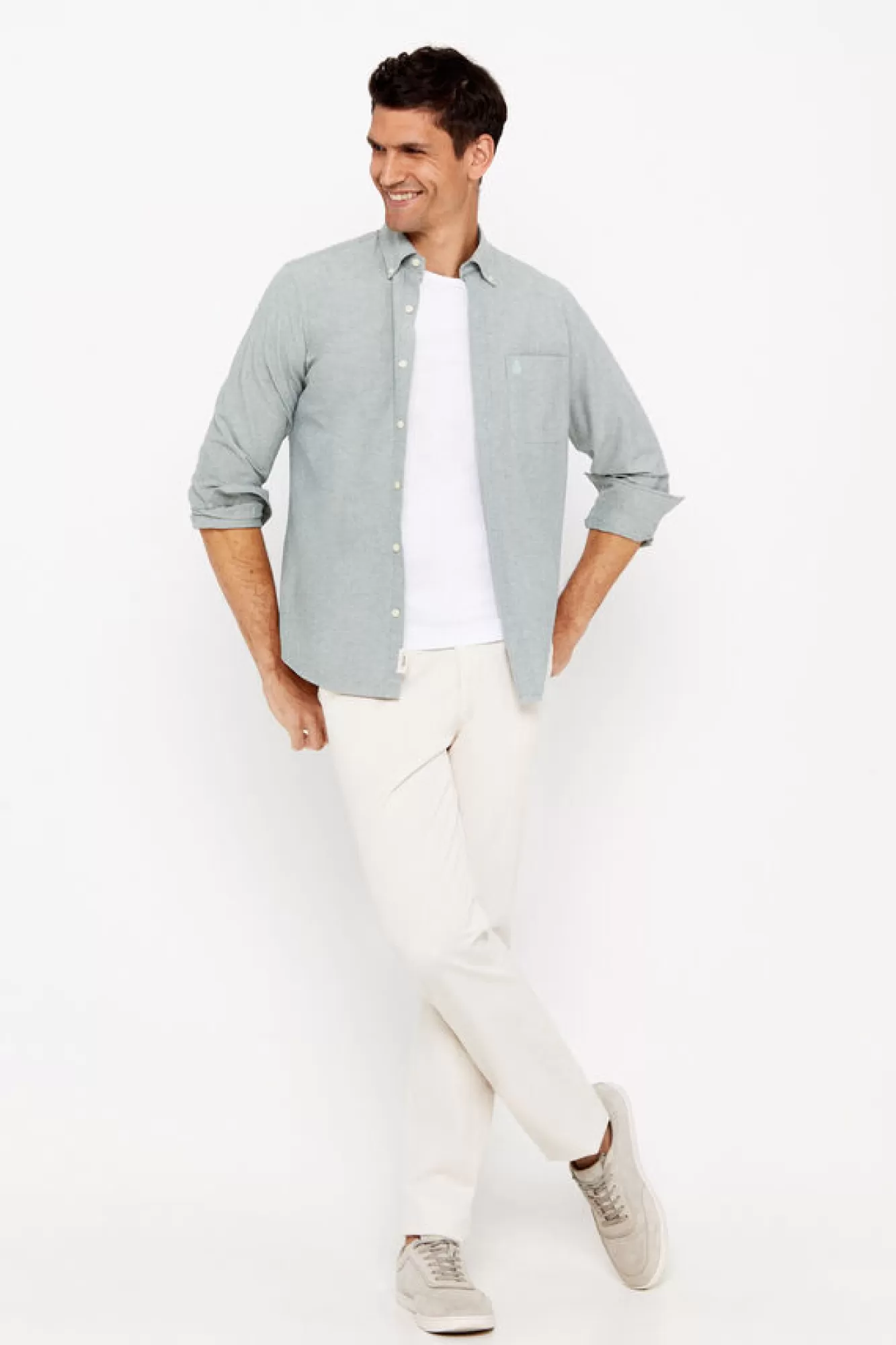Cortefiel Camisa Oxford Liso
