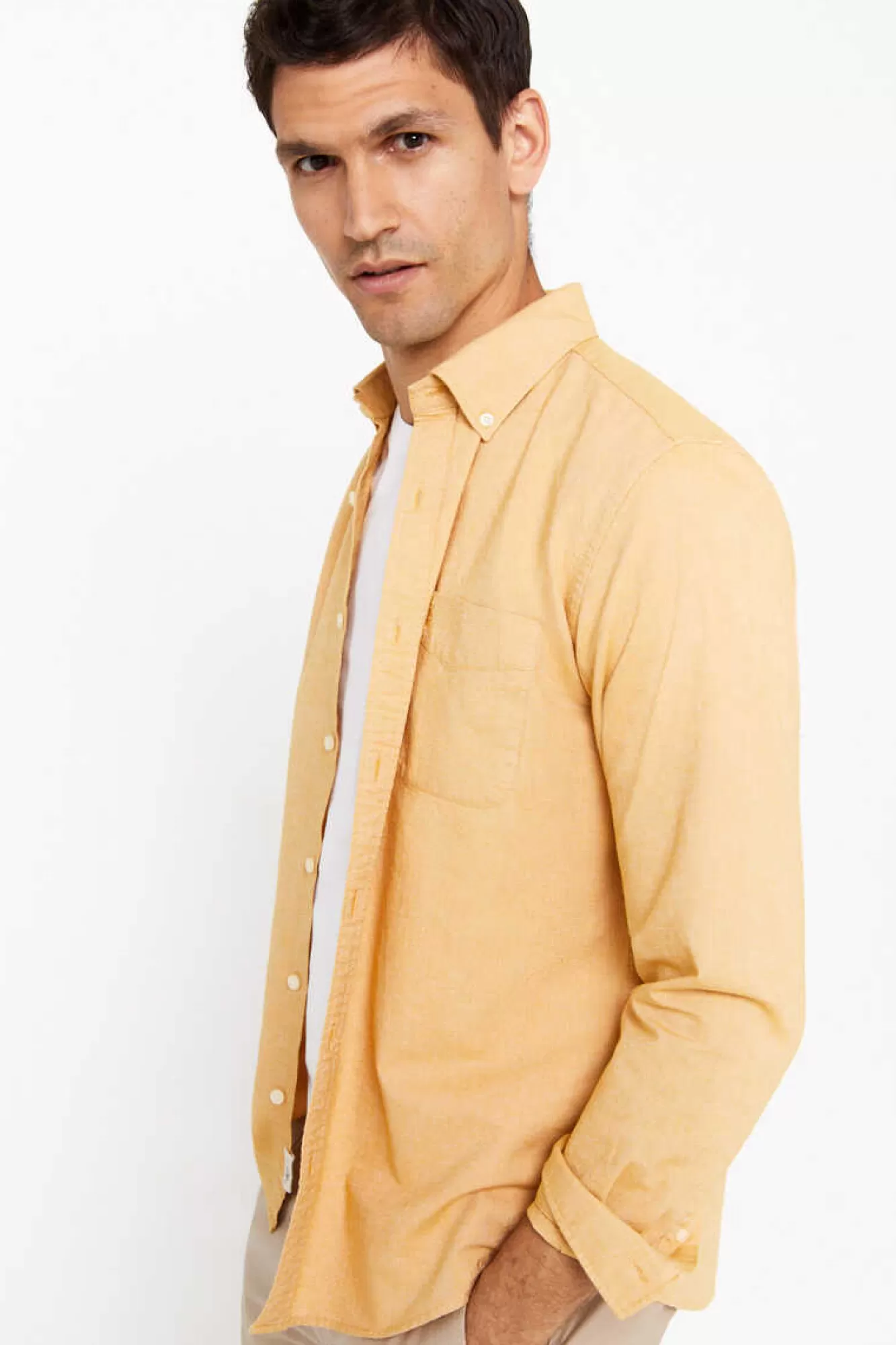 Cortefiel Camisa Oxford Liso
