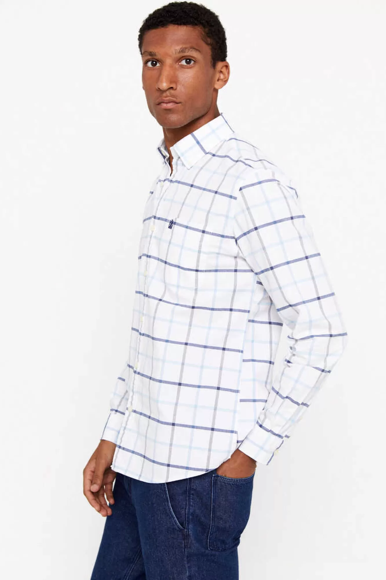 Cortefiel Camisa Oxford Xadrez