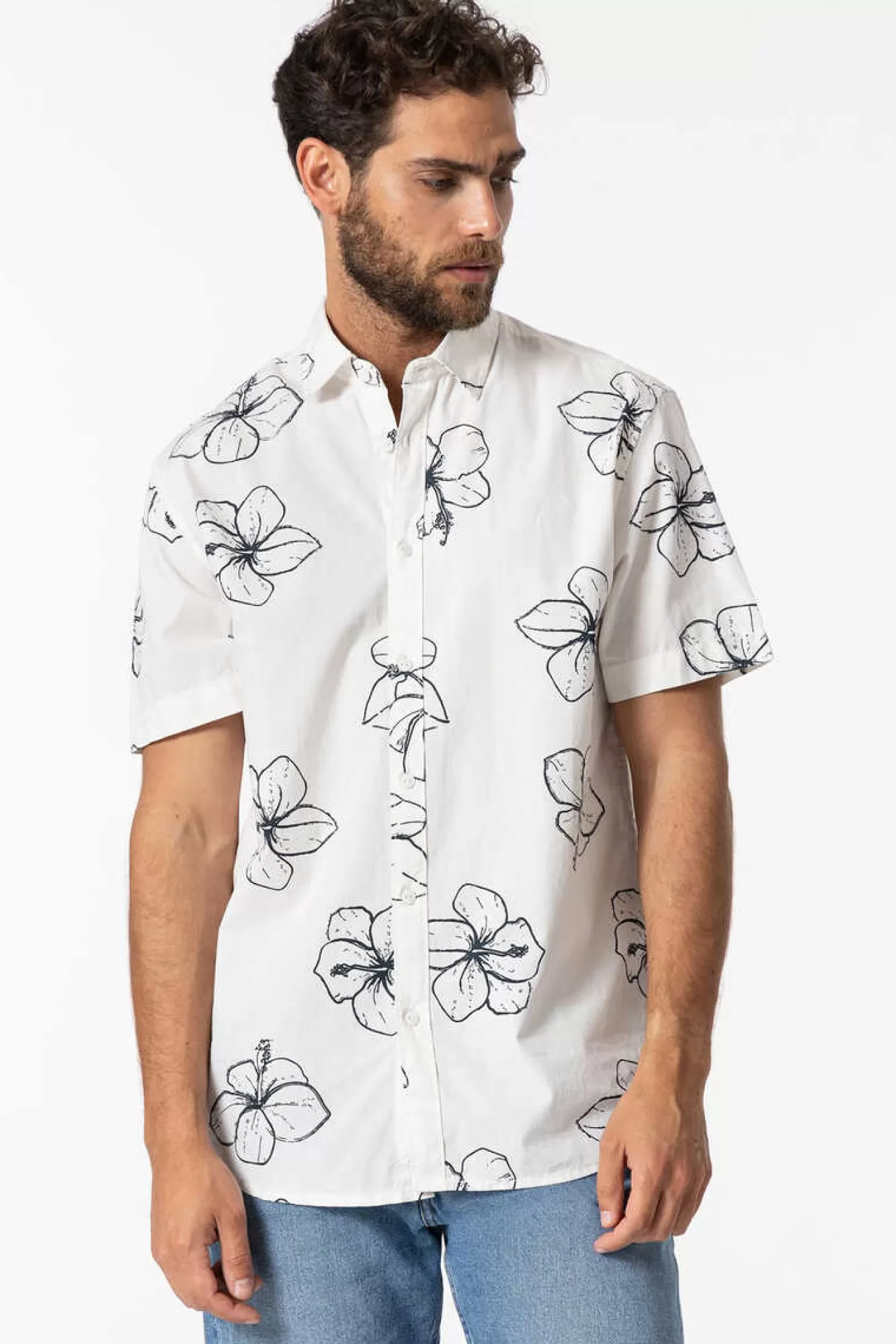 Tiffosi Camisa Regular Fit Popelina Estampada