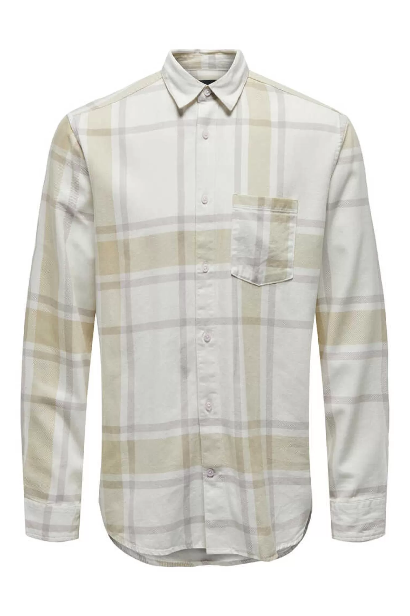 Only & Sons Camisa Regular Fit Quadrados