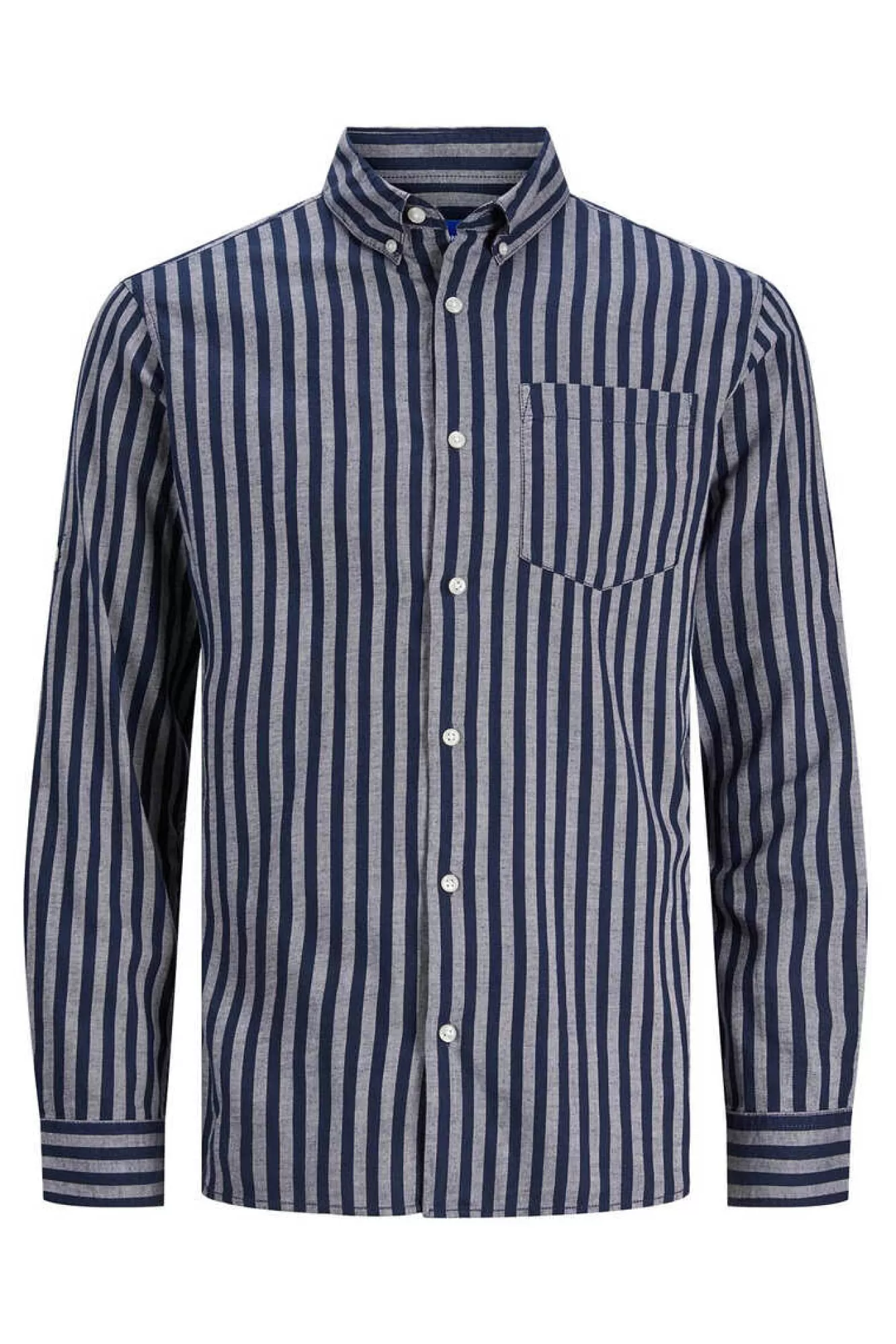 Jack & Jones Camisa Sarja Riscas Slim Fit