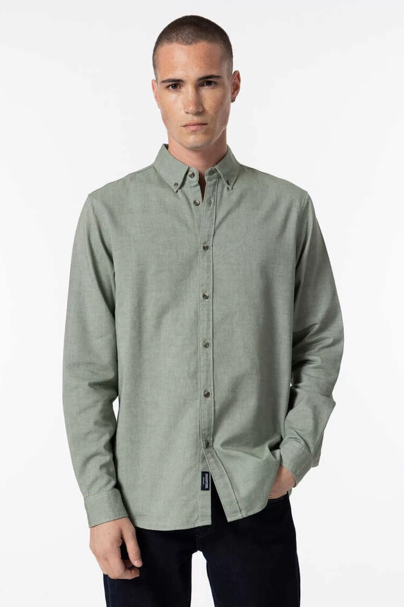 Tiffosi Camisa Slim Fit De Twill