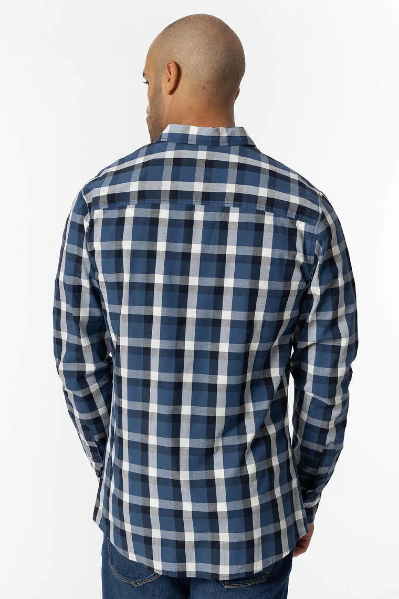 Tiffosi Camisa Slim Fit Popelina Xadrez