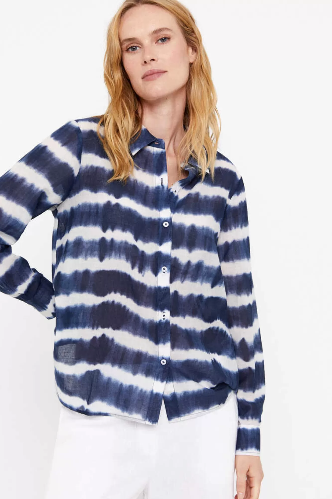 Cortefiel Camisa Tie Dye Sustentavel