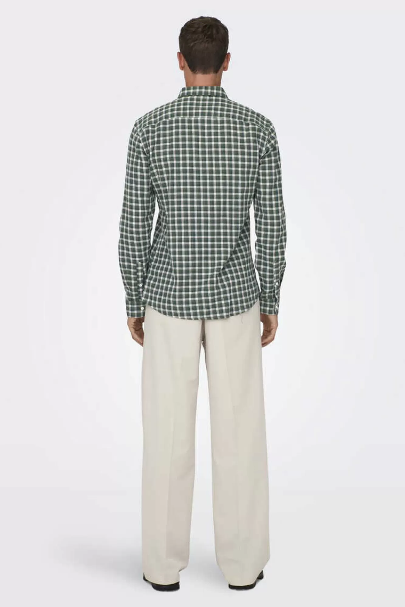Only & Sons Camisa Xadrez Flanela