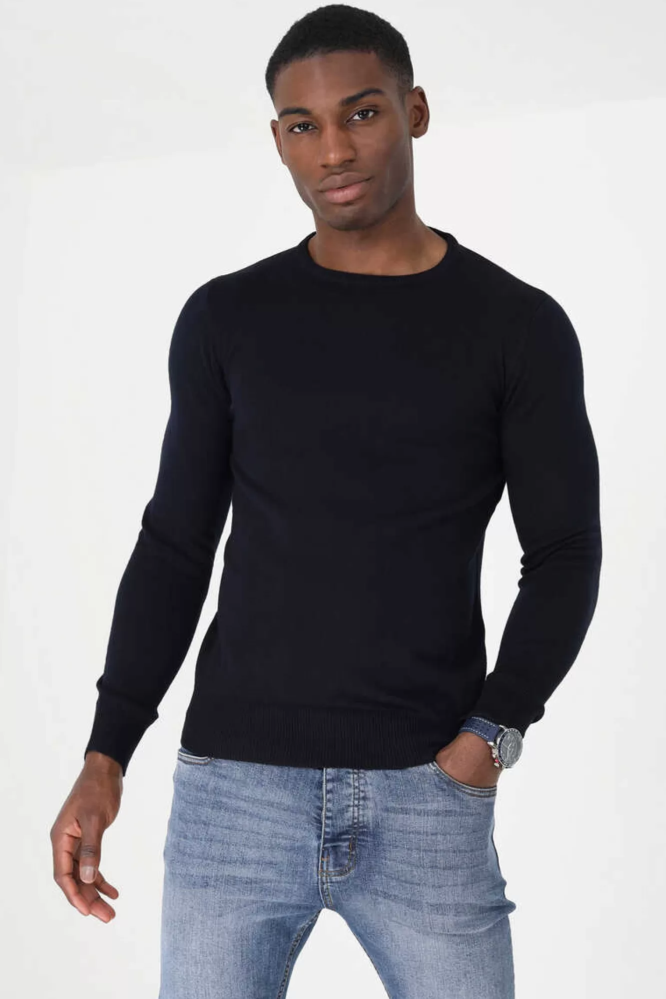 Brave Soul Camisola Basica Com Gola Caixa