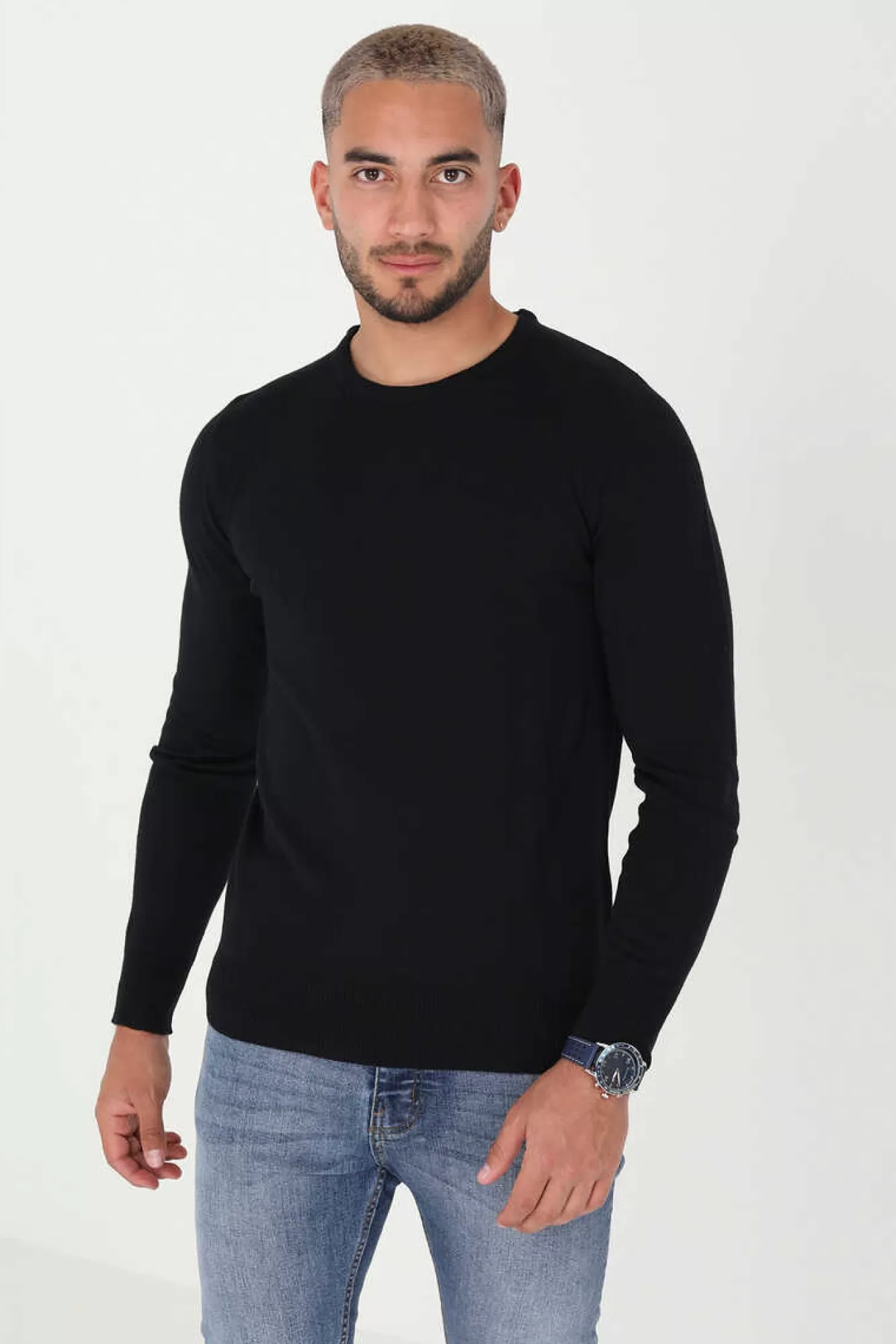 Brave Soul Camisola Basica Com Gola Caixa