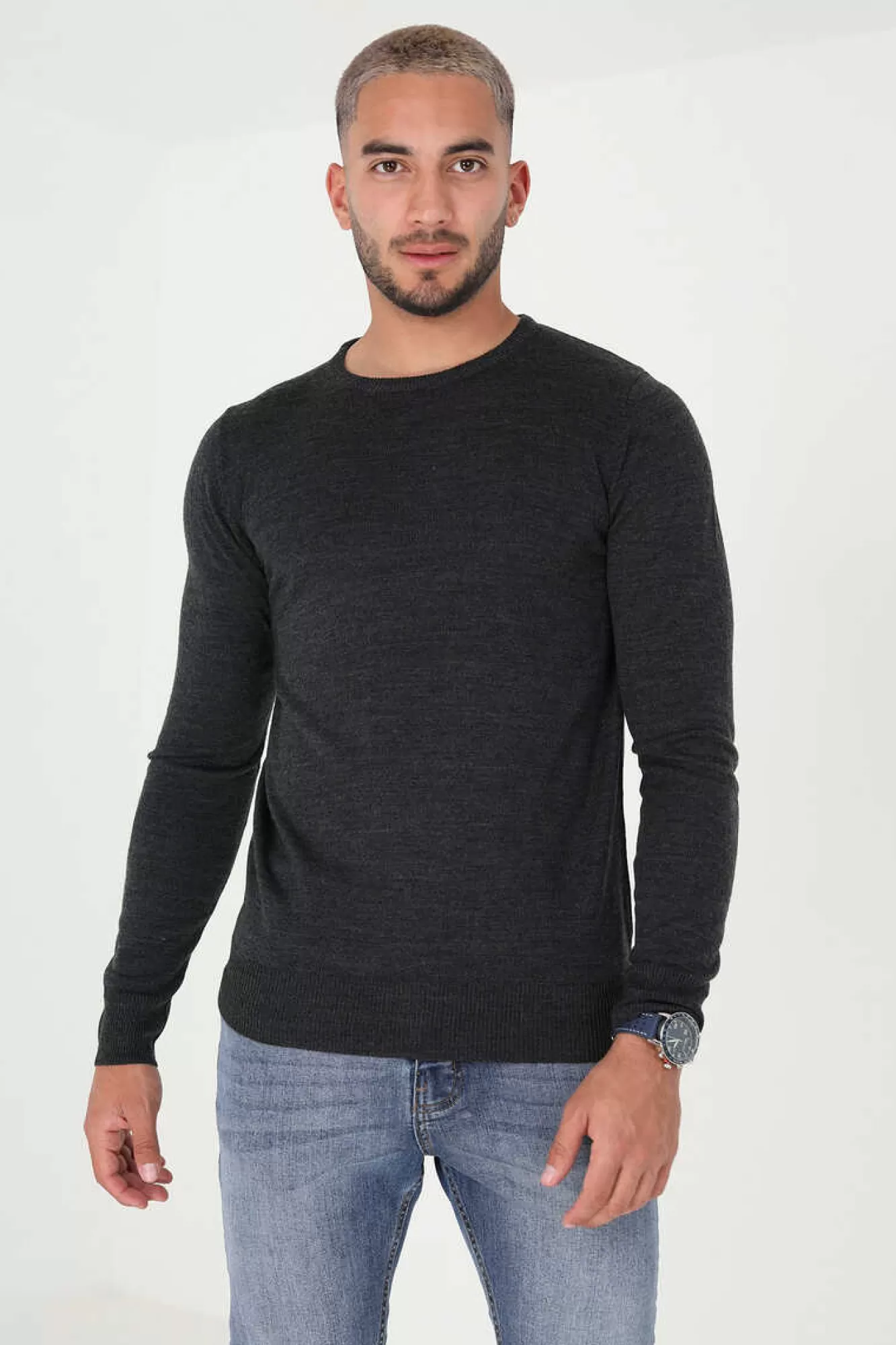 Brave Soul Camisola Basica Com Gola Caixa