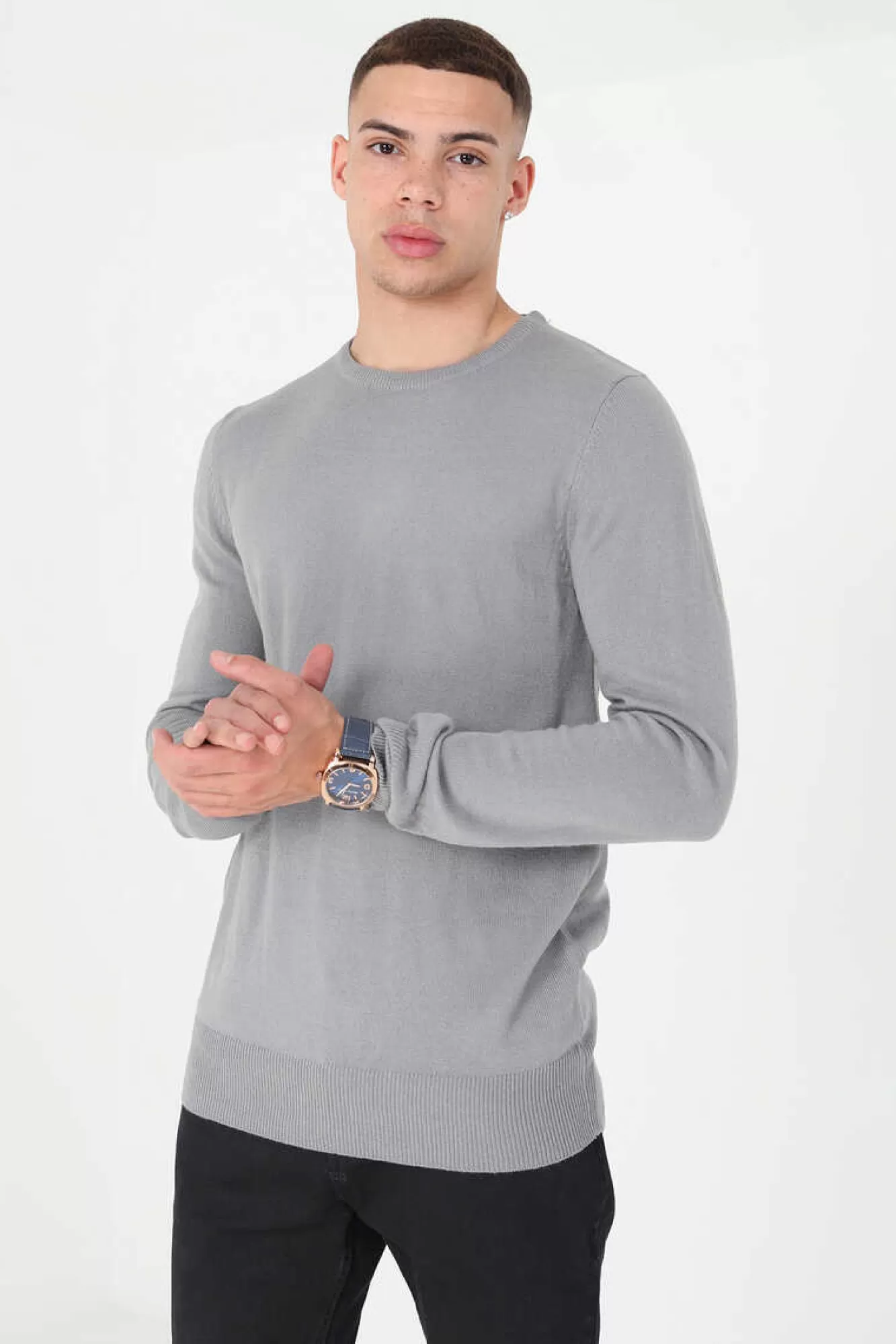 Brave Soul Camisola Basica Com Gola Caixa