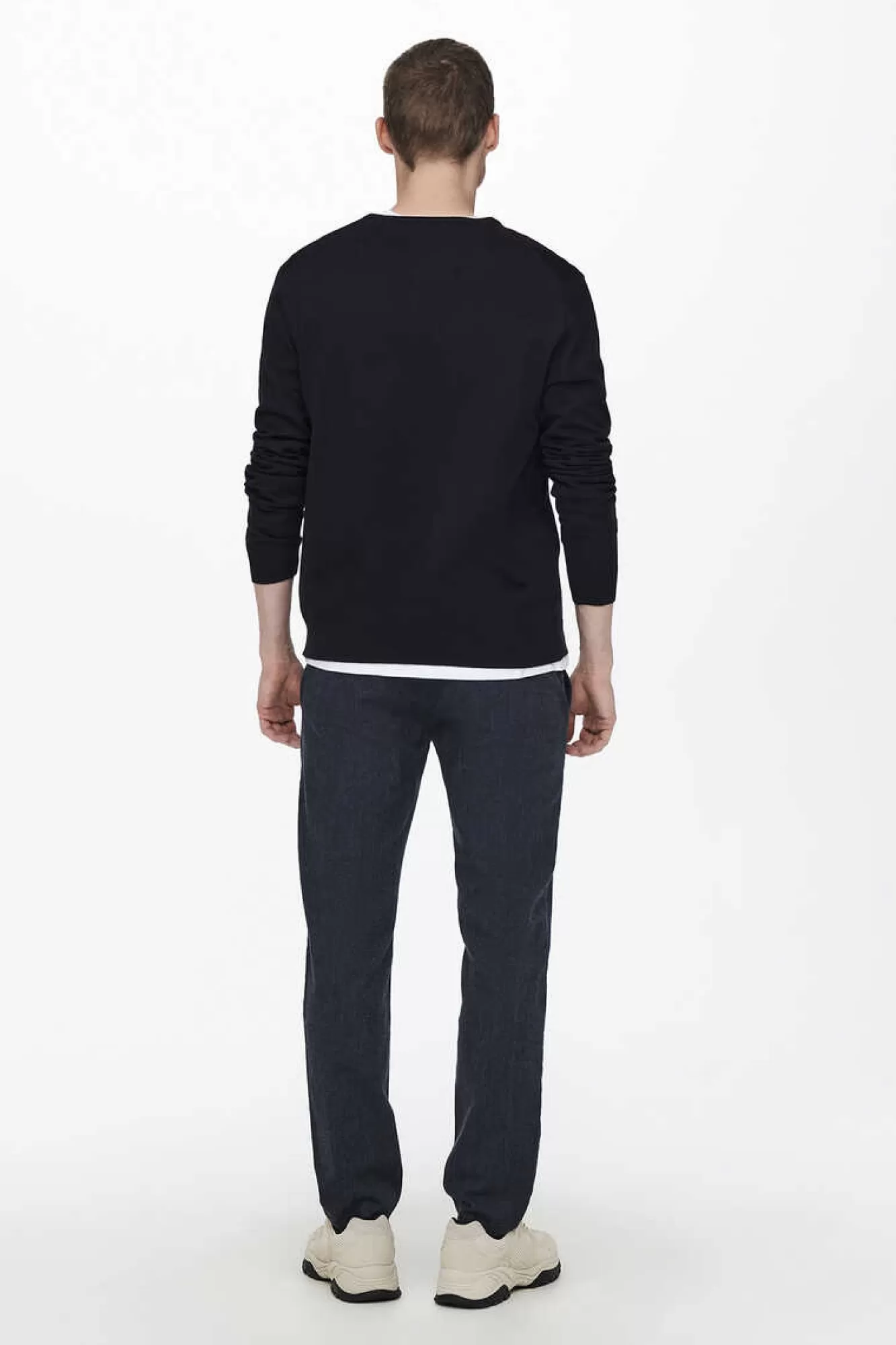Only & Sons Camisola Basica Com Gola Caixa