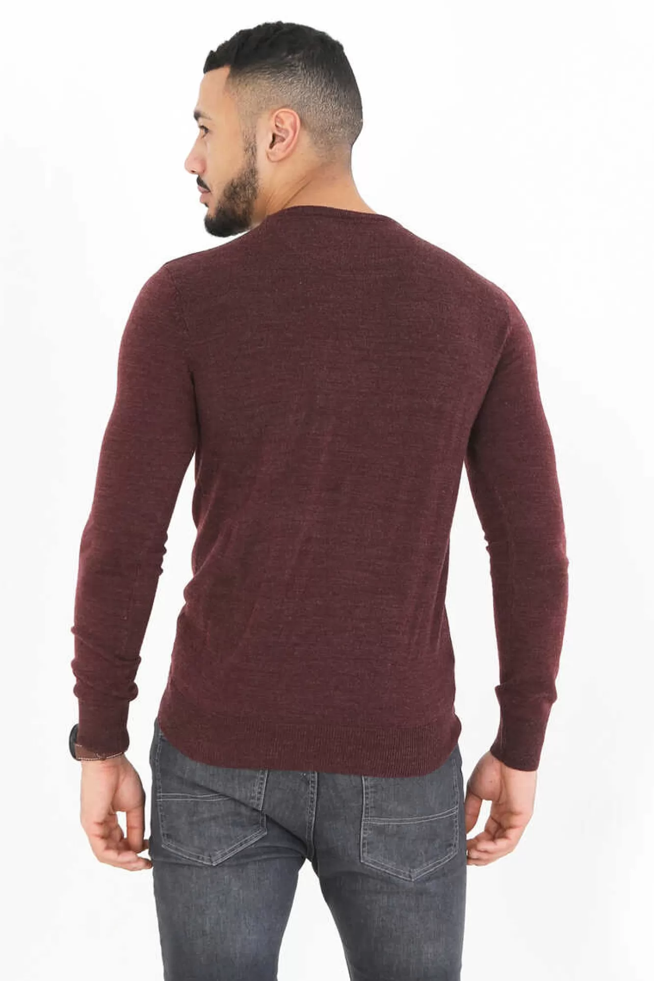 Brave Soul Camisola Basica Com Gola Caixa