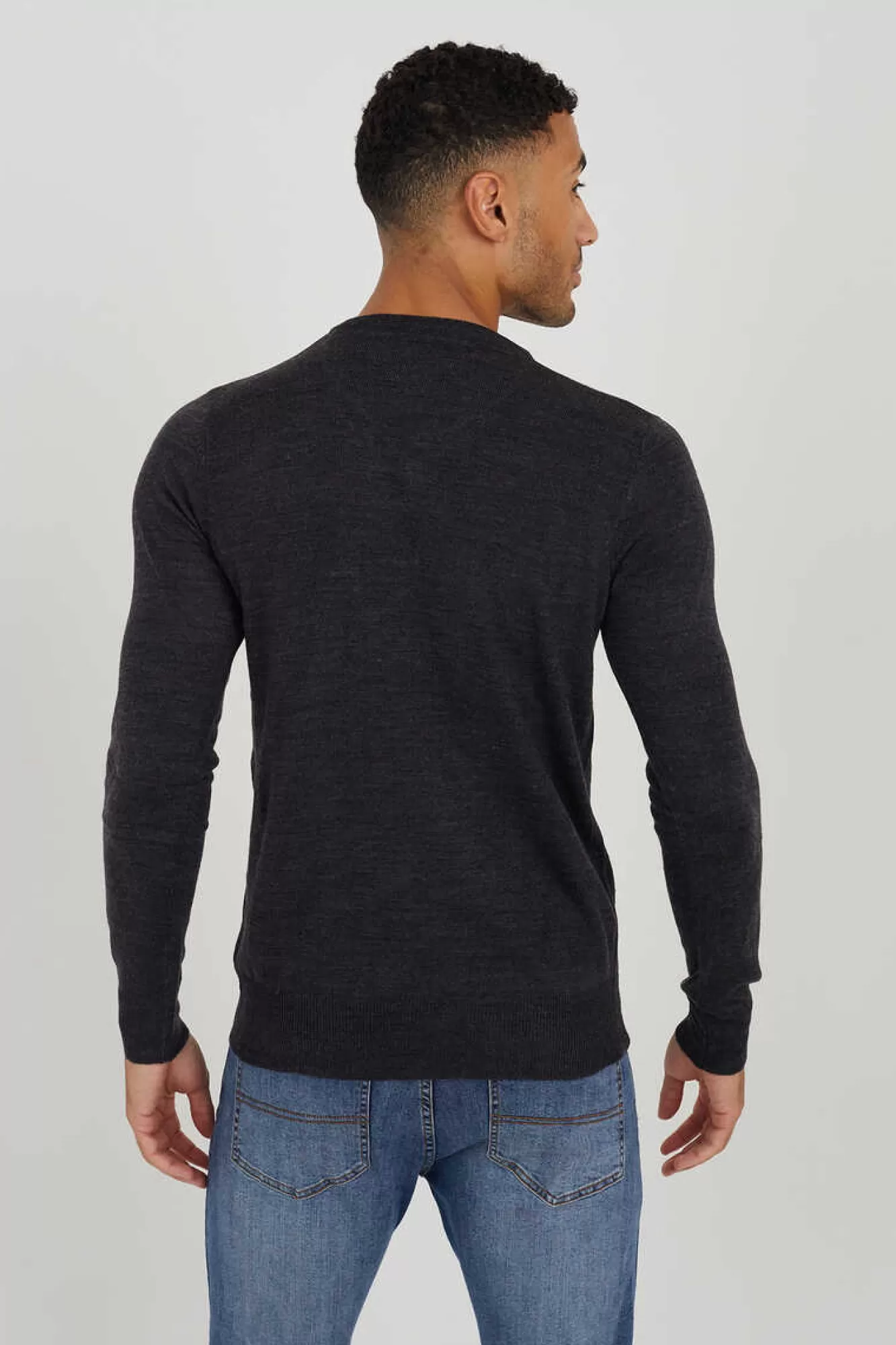 Brave Soul Camisola Basica Com Gola Em Bico