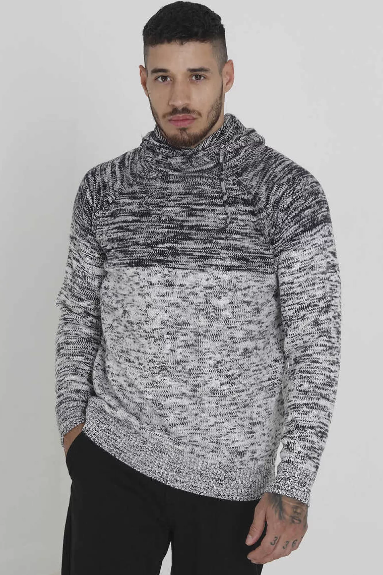 Brave Soul Camisola Com Blocos Jaspeados
