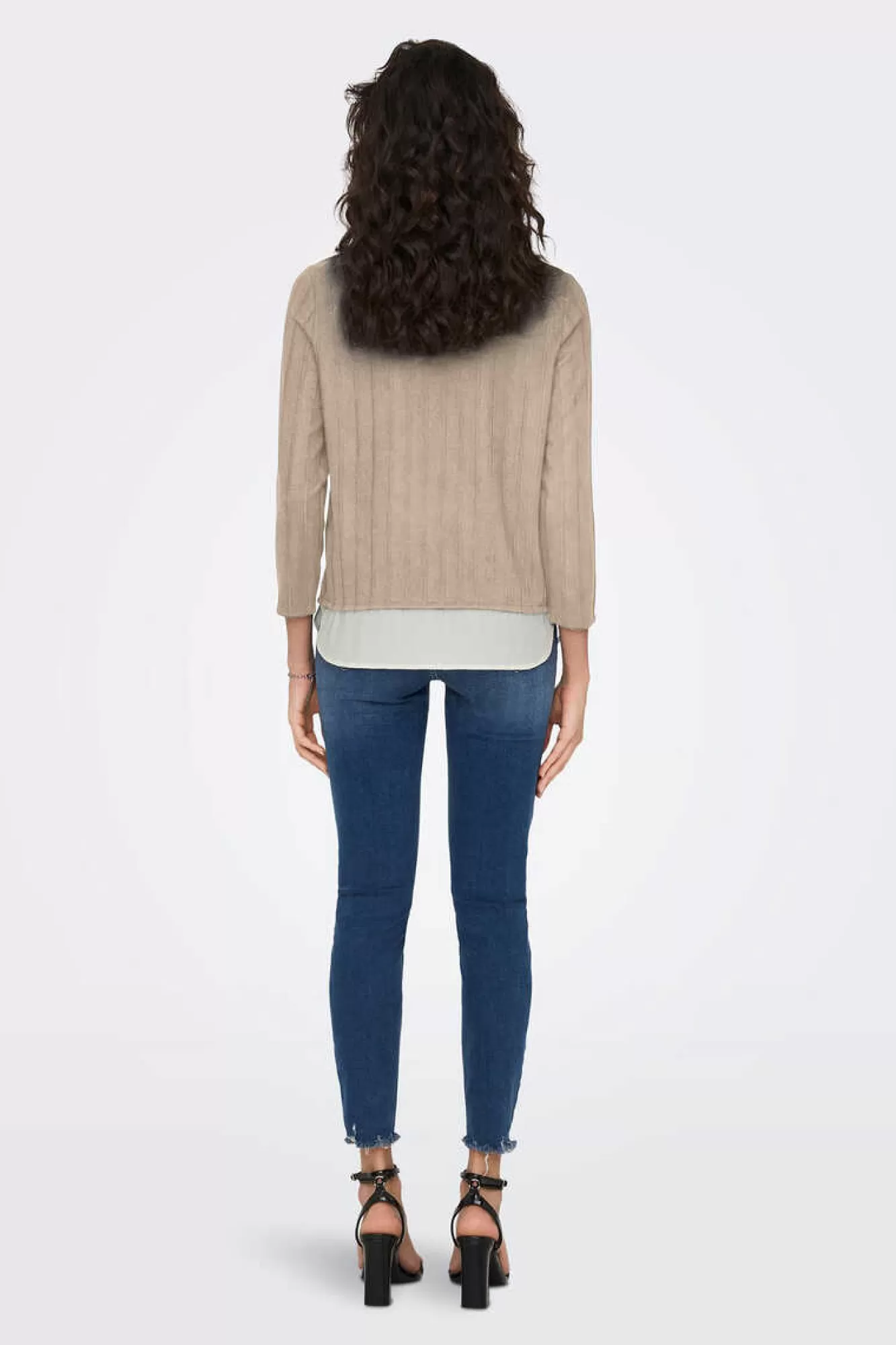 JDY Camisola Com Gola De Camisa