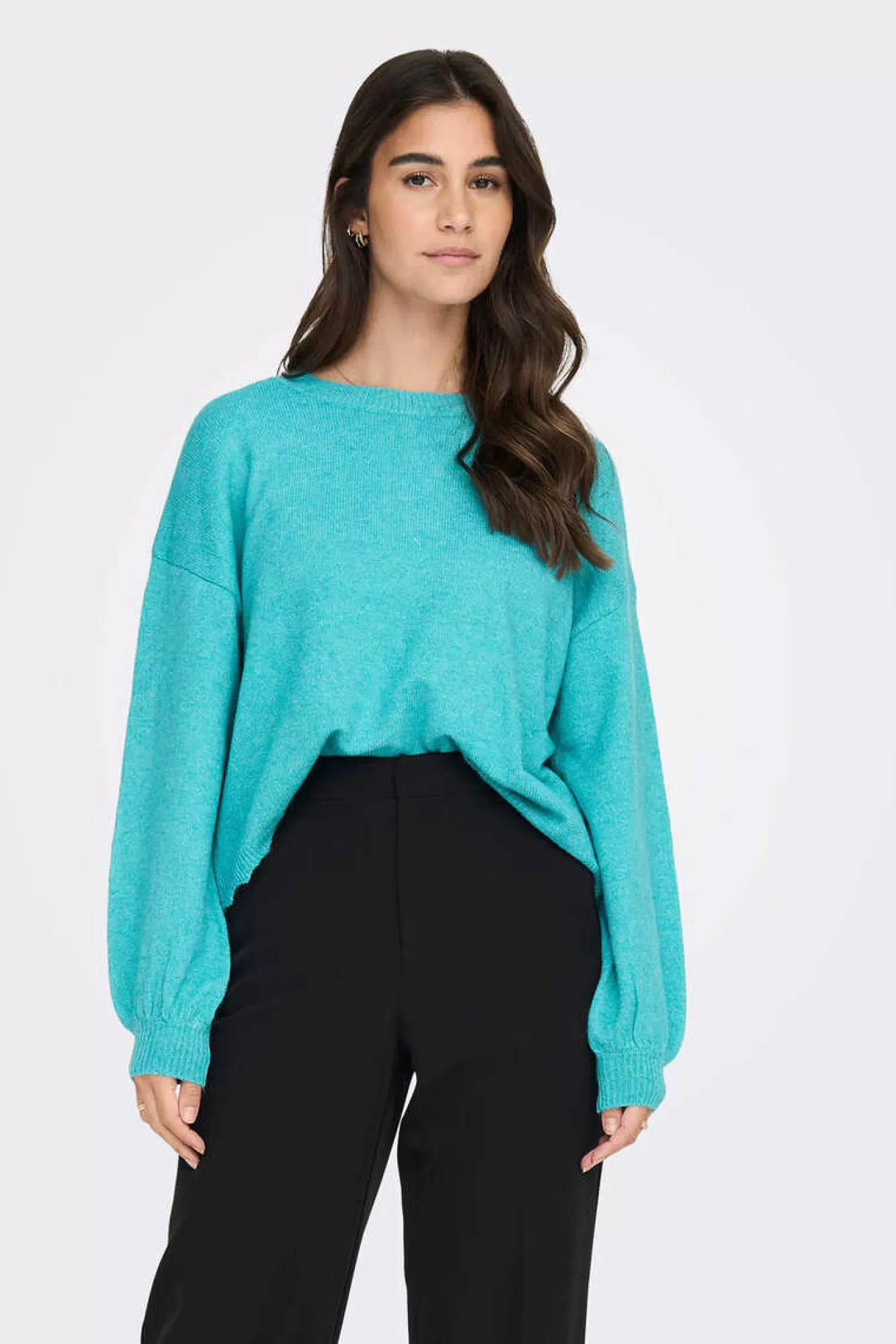 Only Camisola Com Malha Debruada