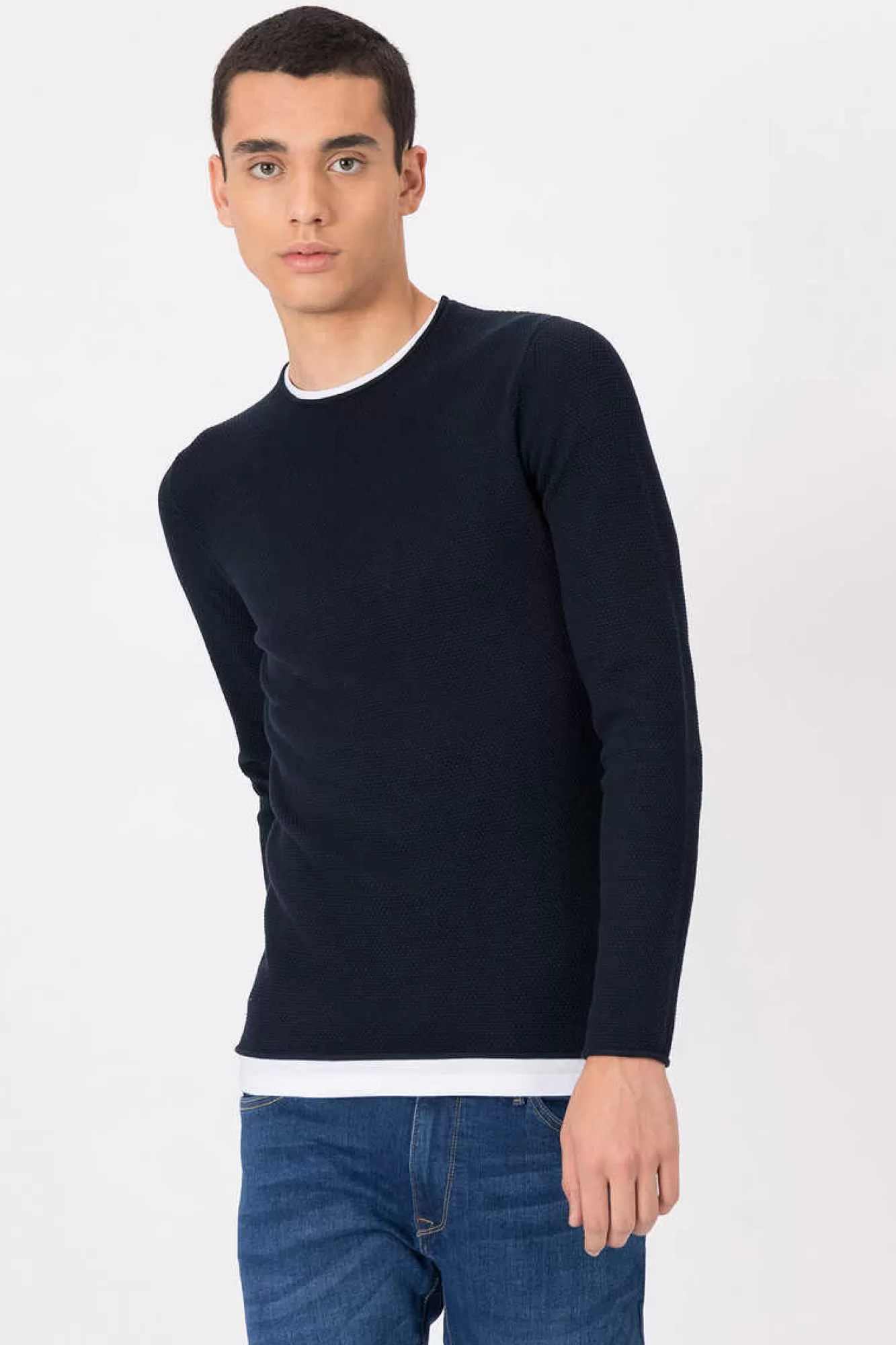 Tiffosi Camisola Combinada Textura
