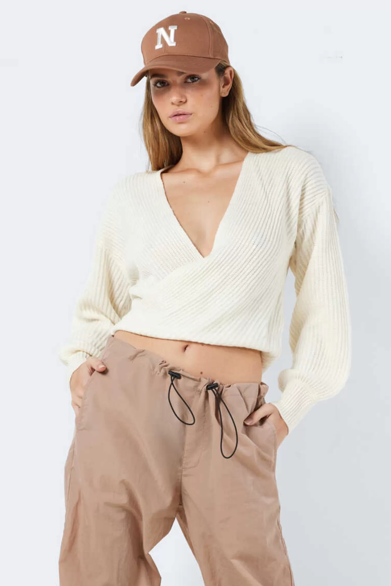 Noisy May Camisola Cruzada