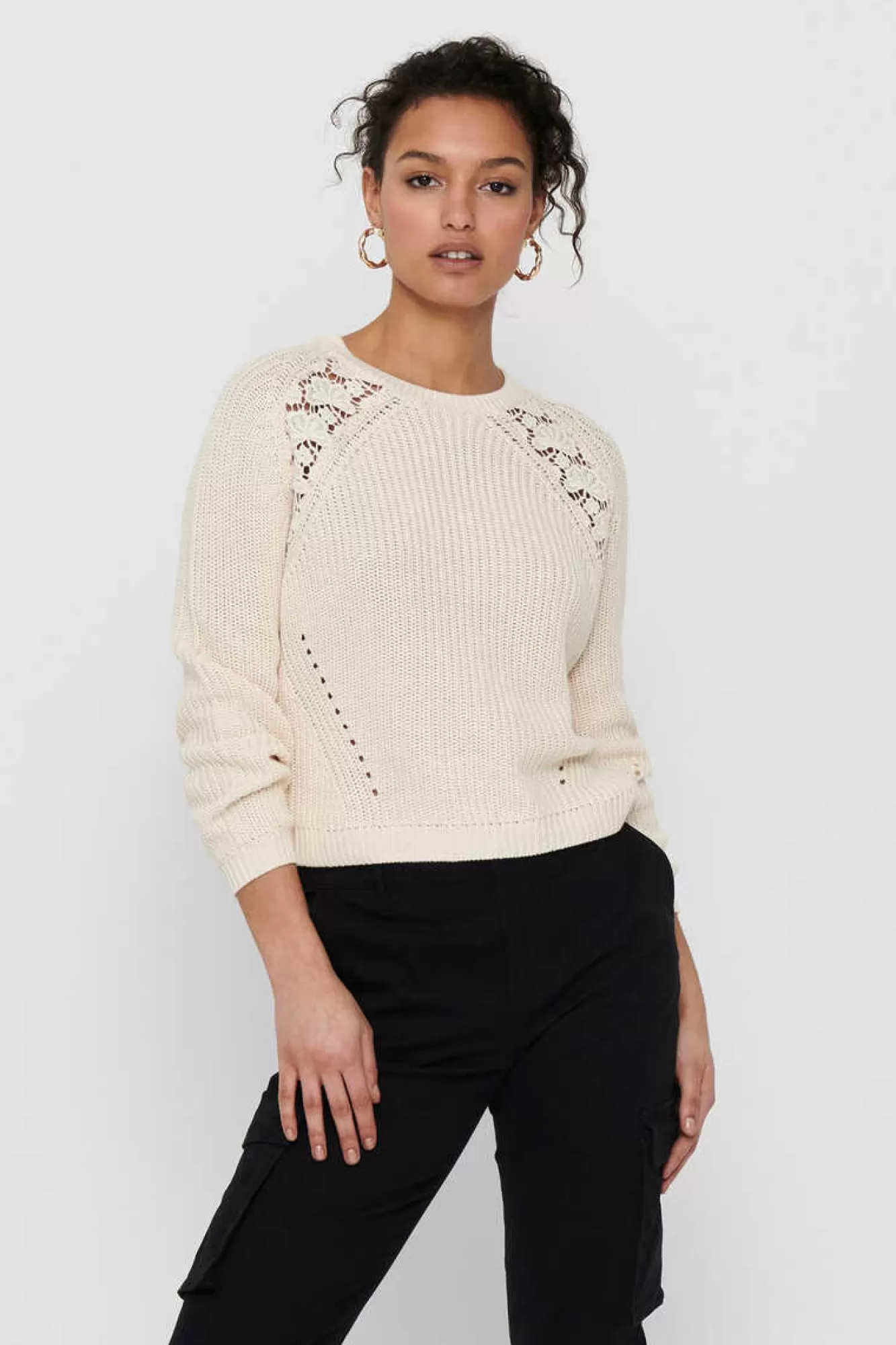 Only Camisola De Manga Comprida De Gola Redonda