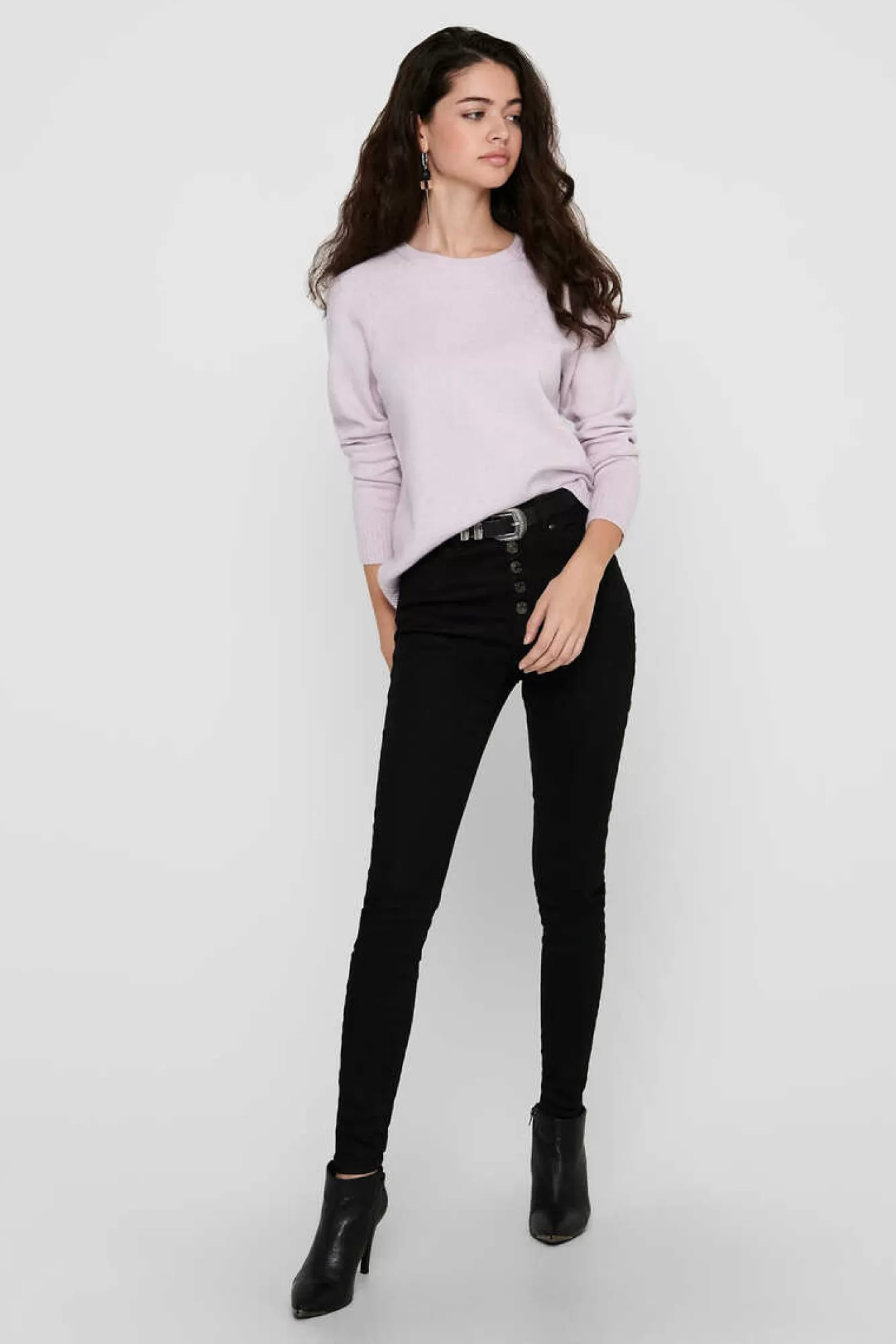 Only Camisola De Manga Comprida E Gola Redonda