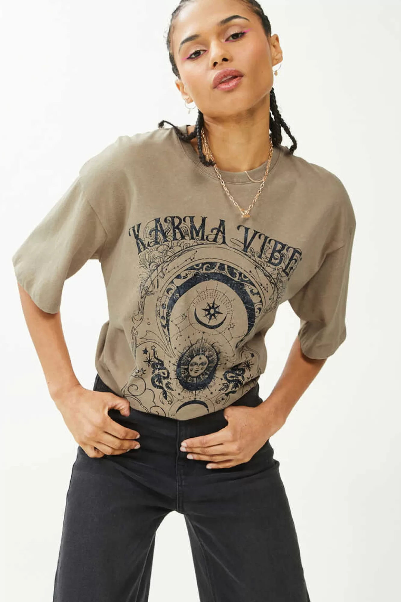 Pimkie Camisola Estampada Oversize