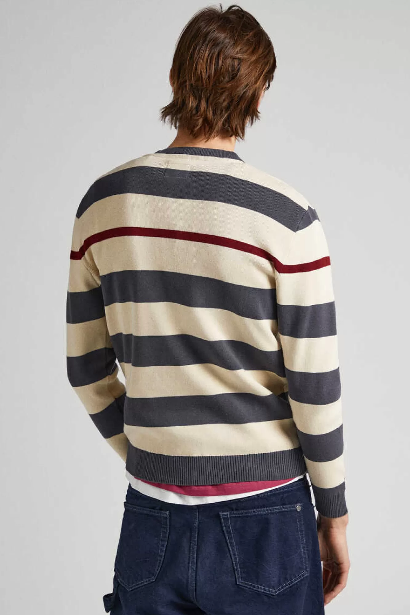 Pepe Jeans Camisola Estampada Riscas Bretas