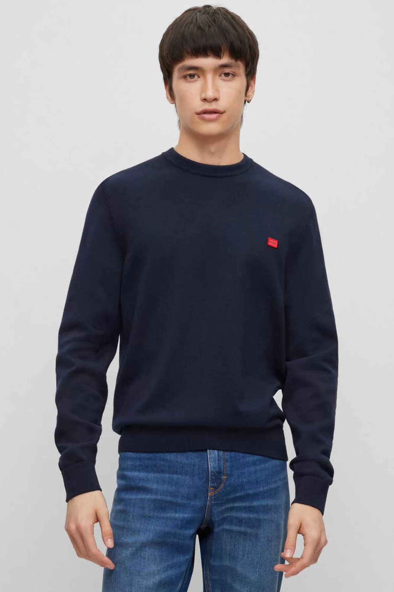 HUGO Camisola Gola Caixa