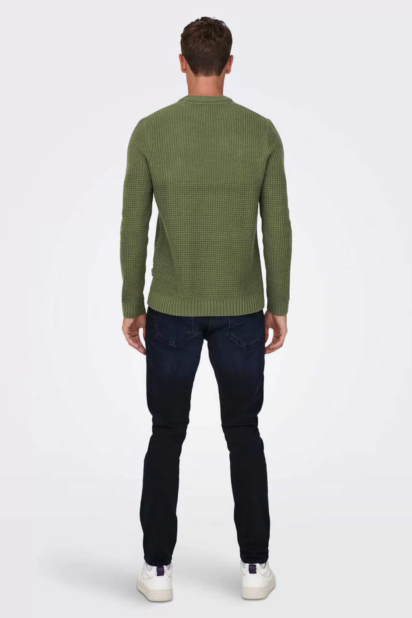 Only & Sons Camisola Gola Caixa Textura