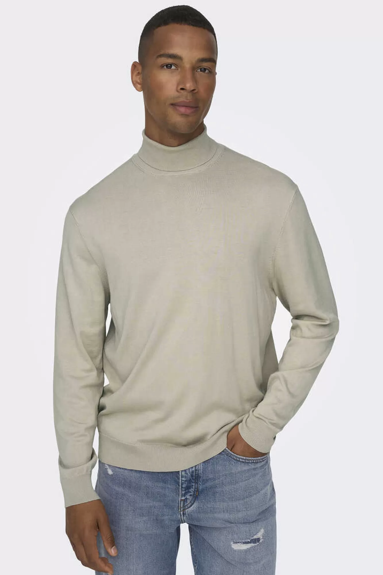 Only & Sons Camisola Gola Dobrada