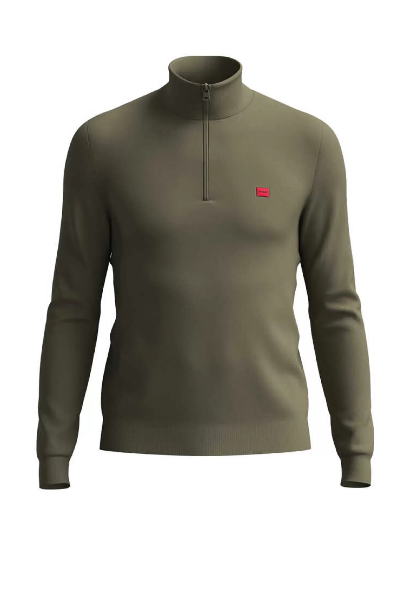 HUGO Camisola Gola Fecho-Eclair