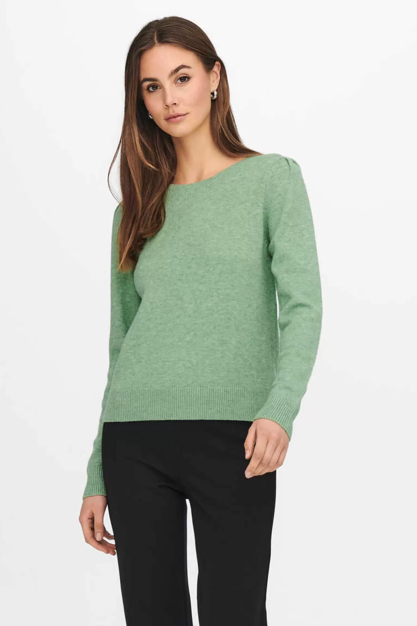 JDY Camisola Malha Fina Gola Redonda