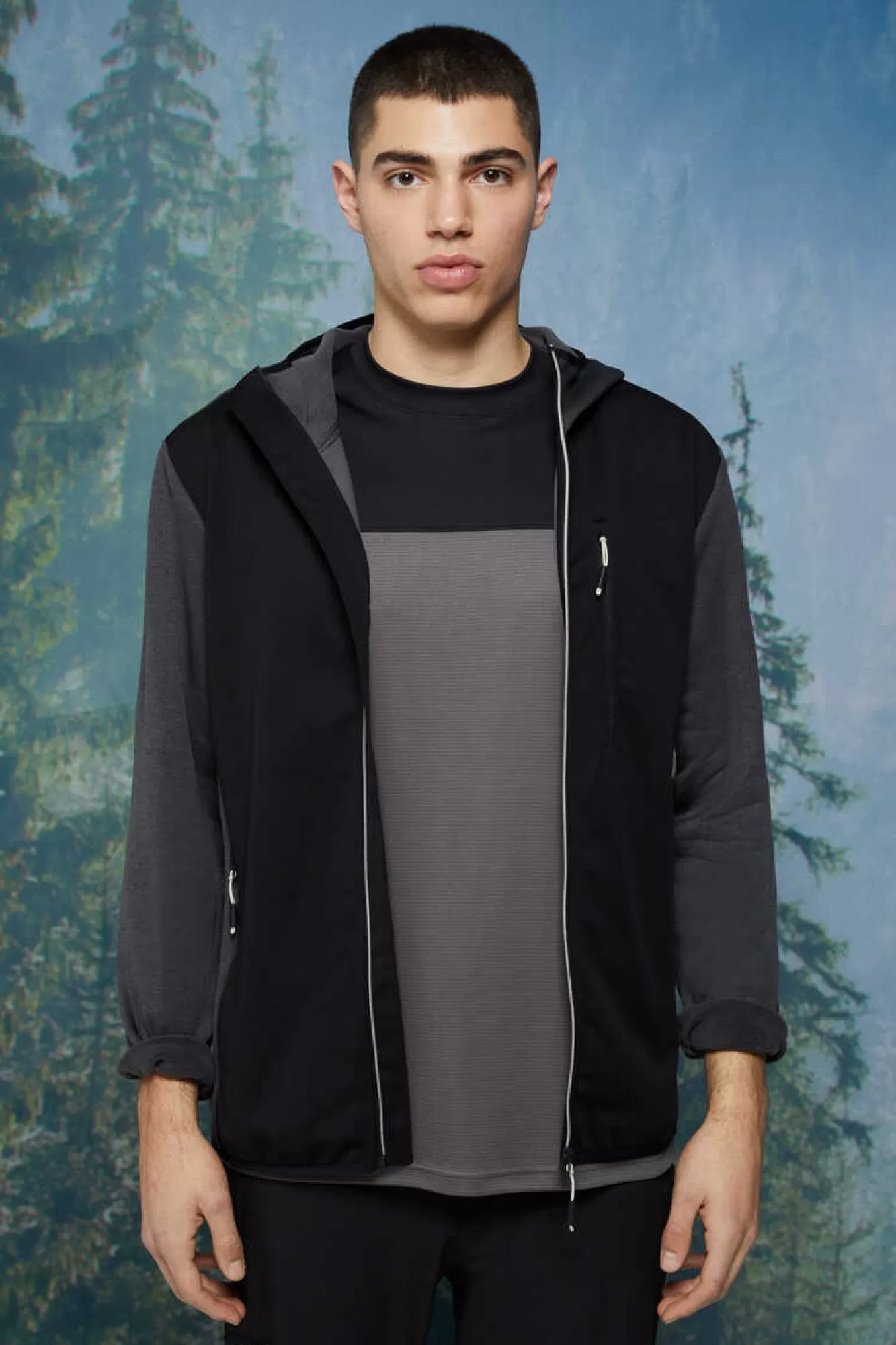 * Camisola Oudoor Manga Comprida