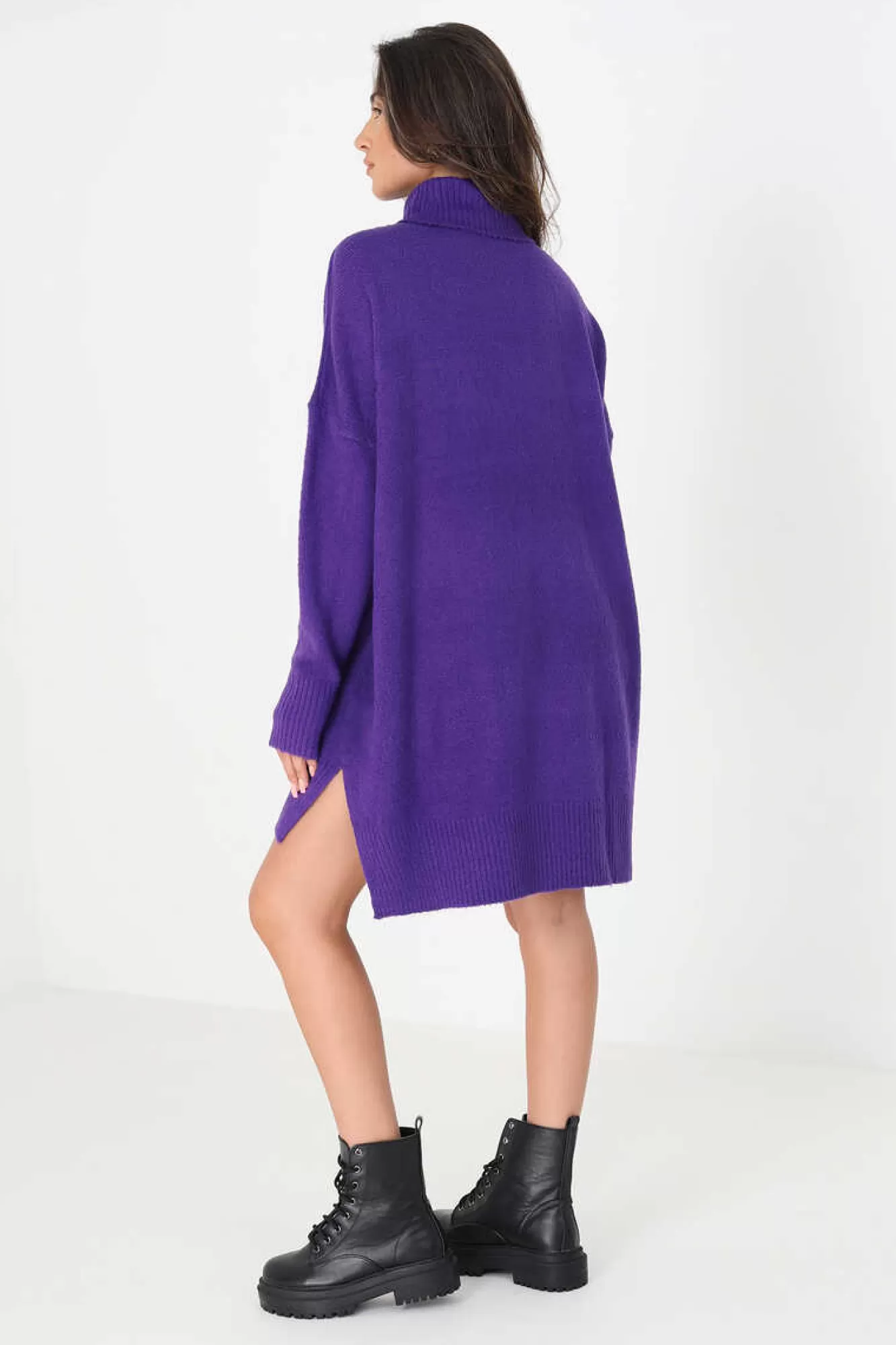Brave Soul Camisola Oversize Com Gola Dobrada