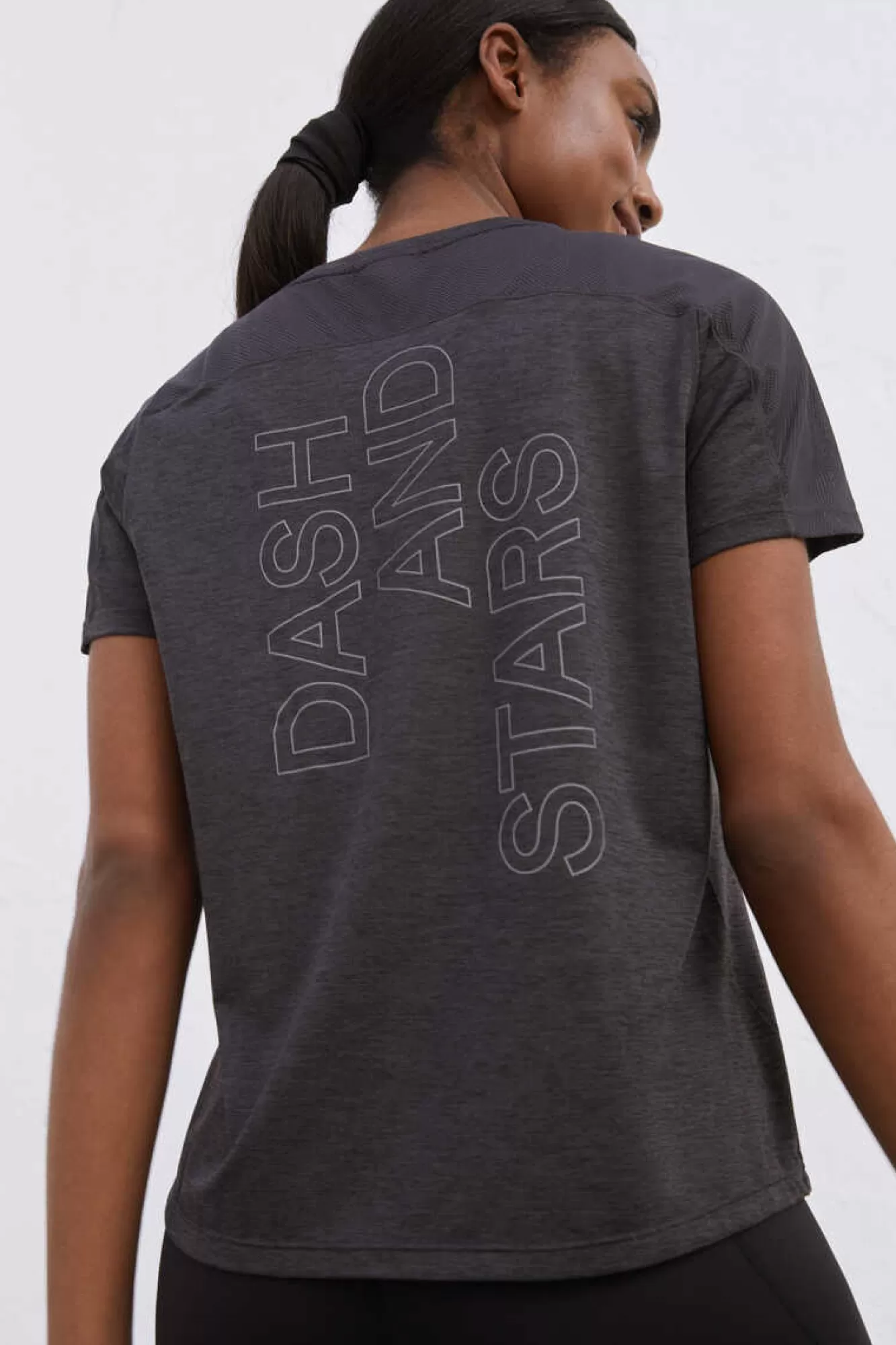 Dash and Stars Camisola Preta Ultraleve