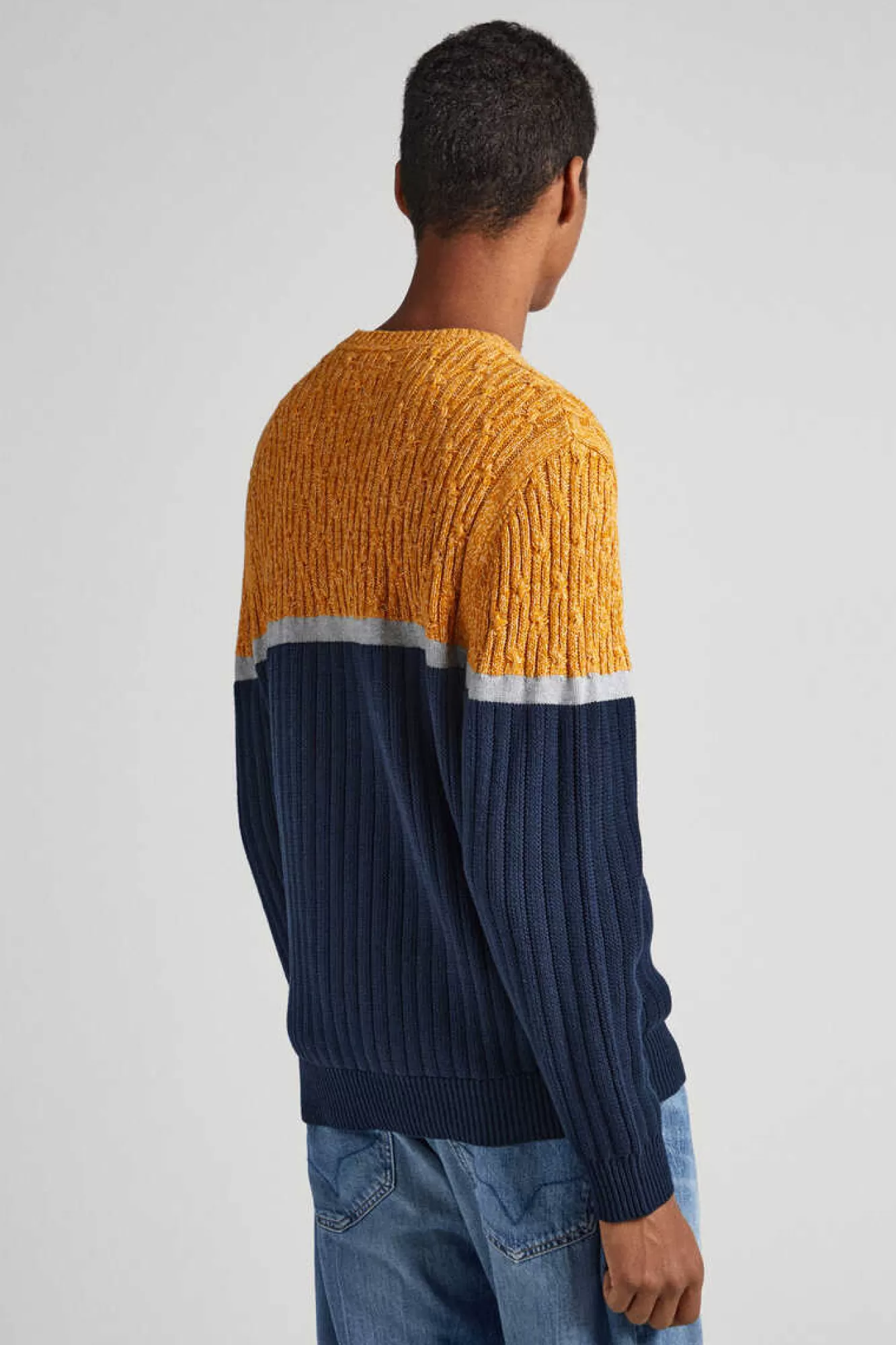 Pepe Jeans Camisola Tecido Combinado