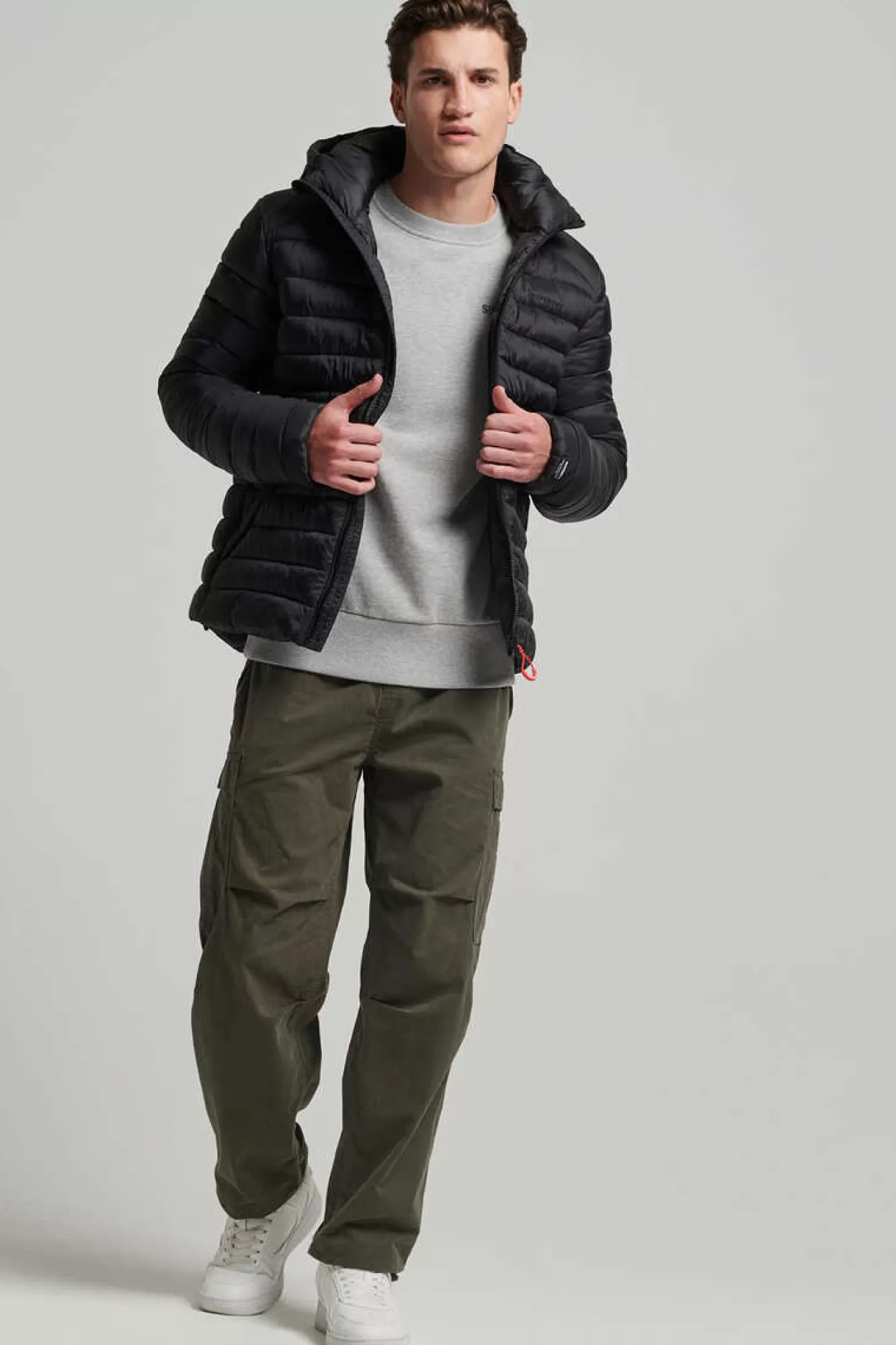 Superdry Casaco Acolchoado Com Capuz Fuji Sport
